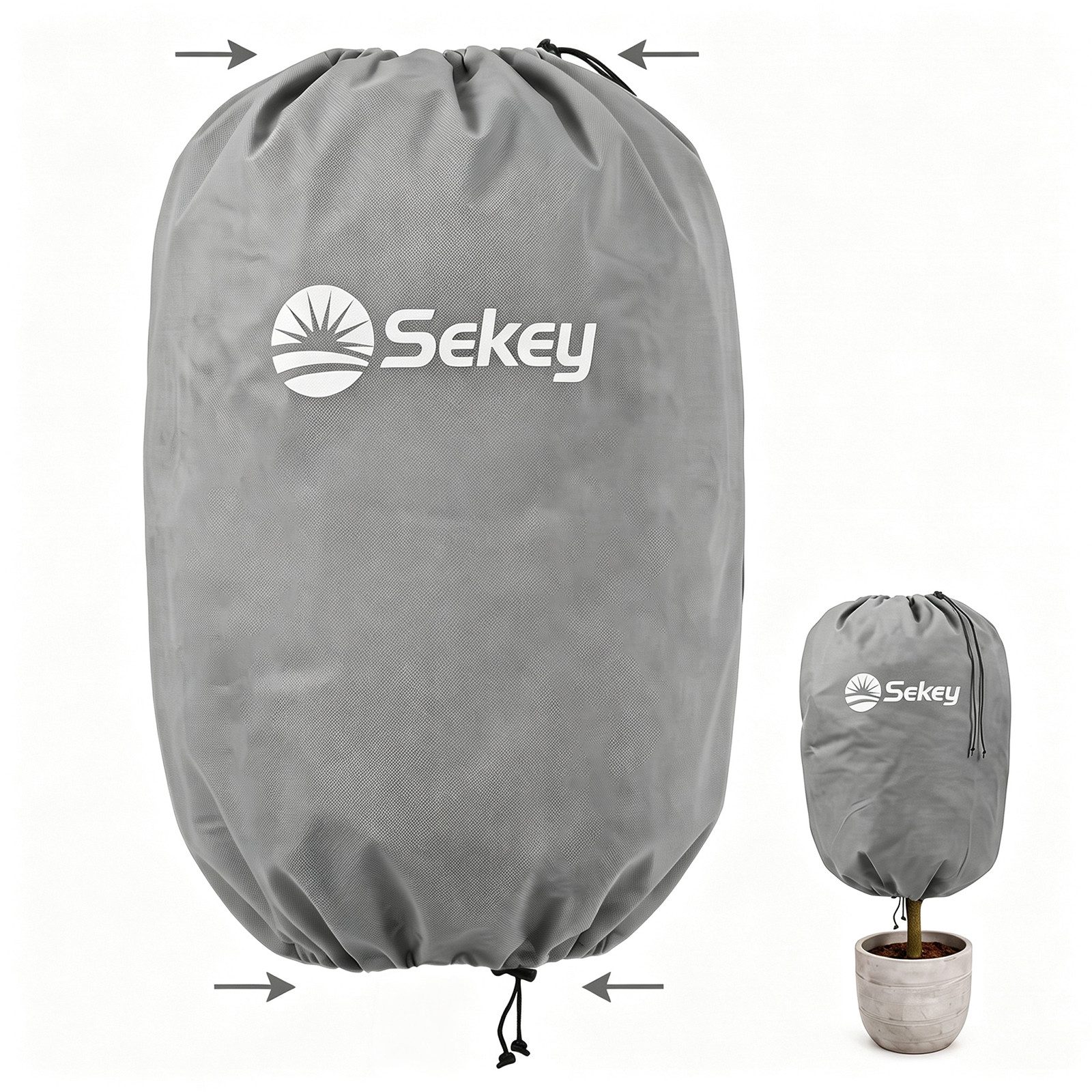 Sekey Winterschutzhaube Winterschutz für Pflanzen Frostschutz Haube mit 2 Zugbändern (1-St)