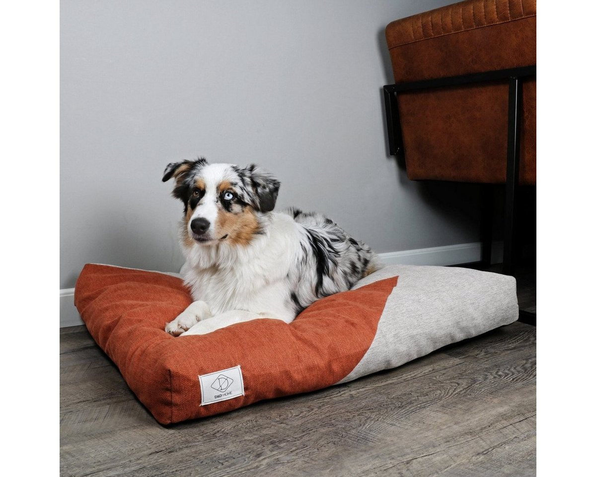 Thumbnail - D&D Tierkissen Hundekissen Maddy beige/orange