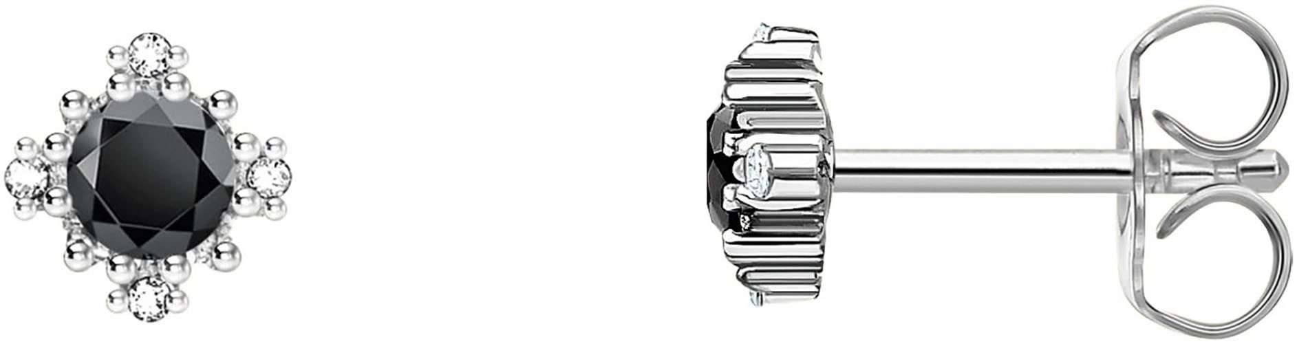 THOMAS SABO Paar Серьги-гвоздики Vintage mit Stein, mit Zirkonia (synth), Saphir (synth)