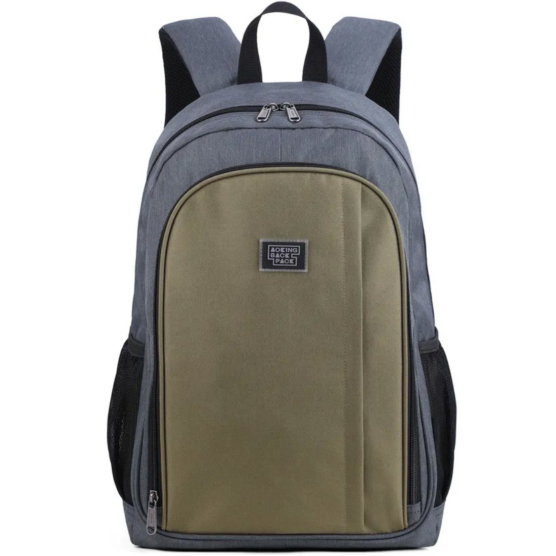 Rucksack Reise Rucksack Freizeitrucksack Arbeit Uni Aoking Freizeit Sportrucksack Schulrucksack Cityrucksack Sport (grau/army), Reiserucksack Schule (Tabletfach)