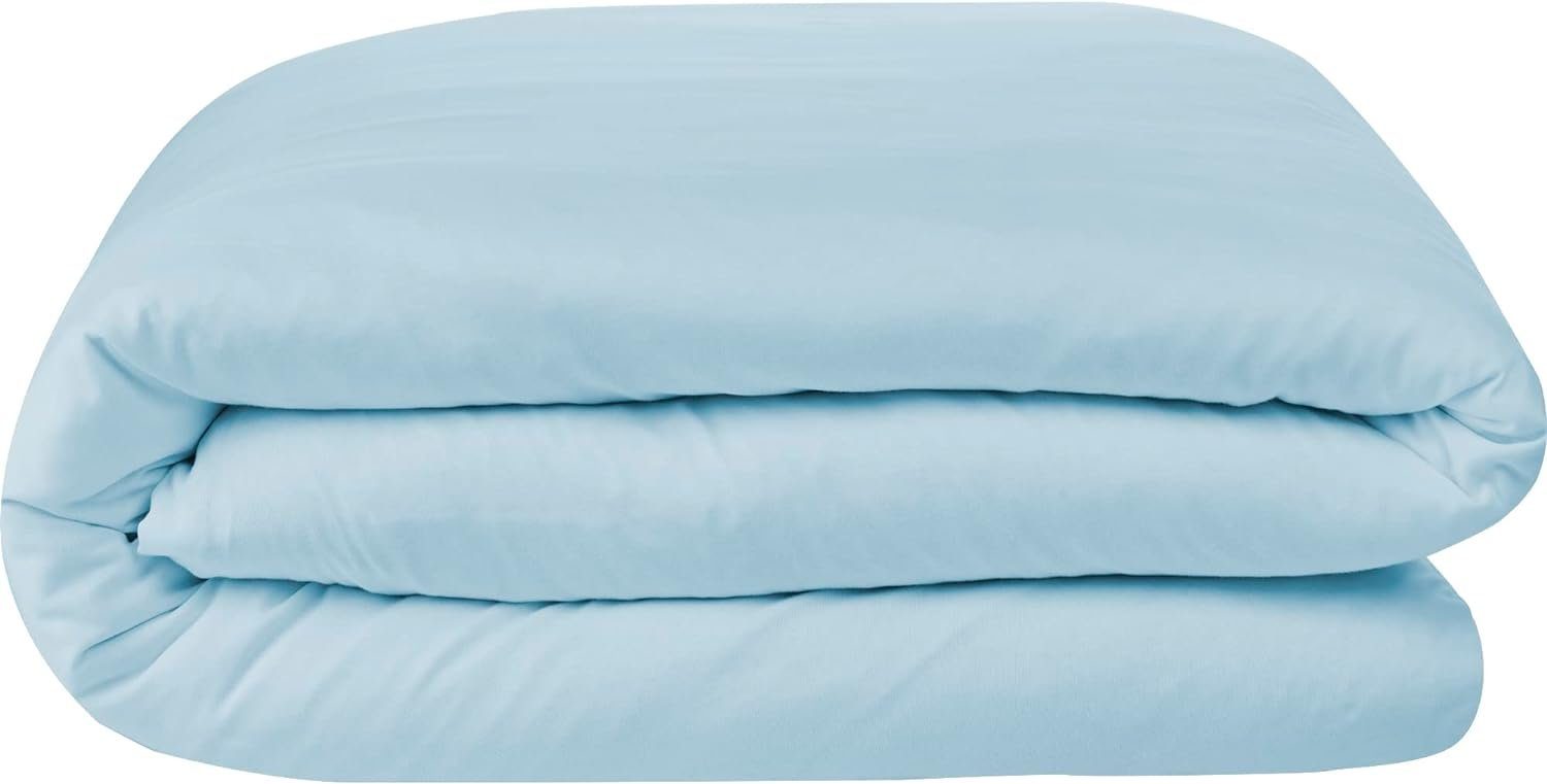 livessa Bettbezug Bettbezug Baumwolle Jersey Bettwäsche Allergiker Reißverschluss, (1 St), 100% Baumwolle Single-Jersey 140 g/m² weich & atmungsaktiv – Bild 5 von 5