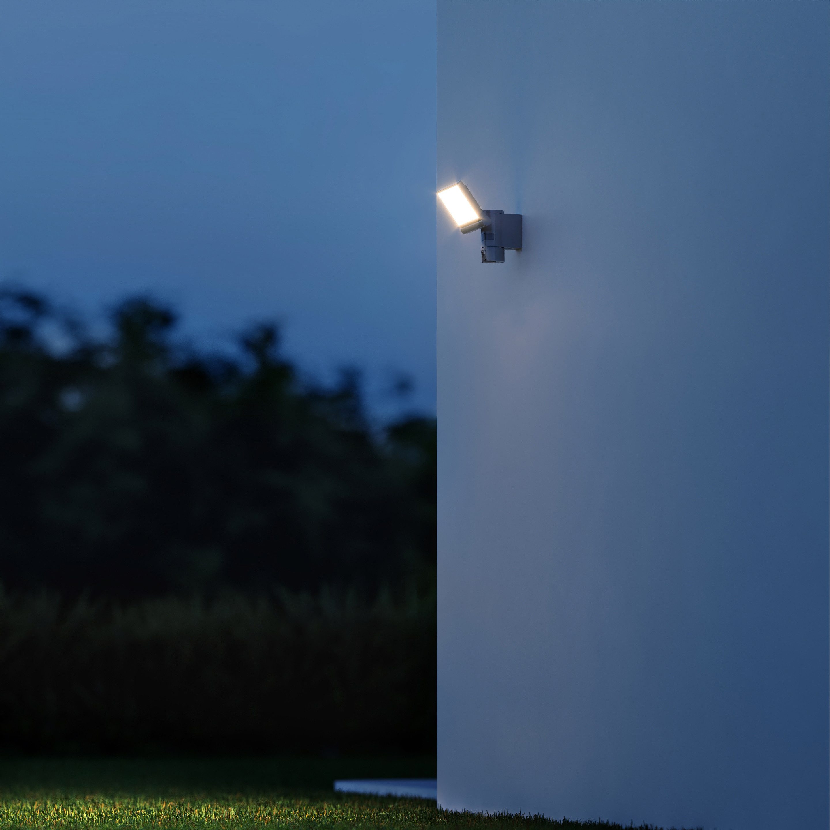steinel LED Wandstrahler XLED CAM1 SC, LED fest integriert, Warmweiß, Kamer günstig online kaufen