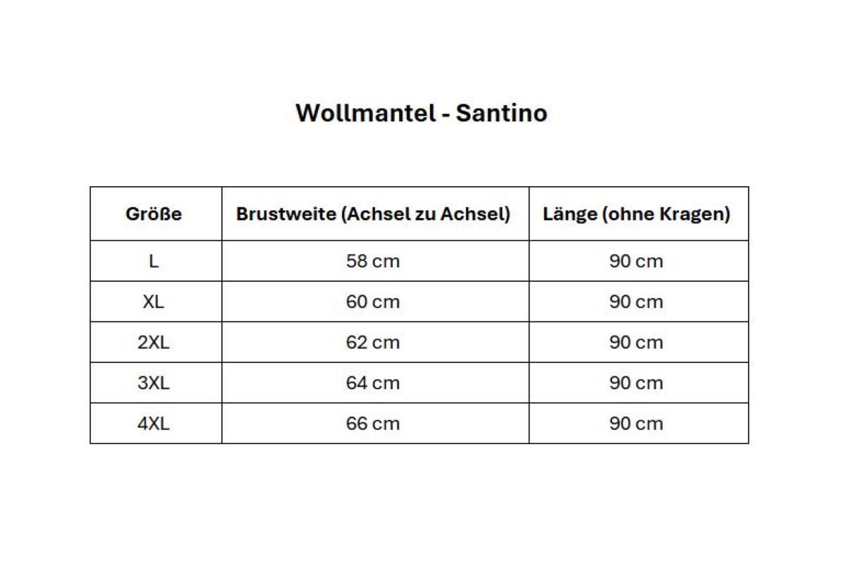 Hollert Wintermantel Mantel aus Kaschmir & Wolle Santino