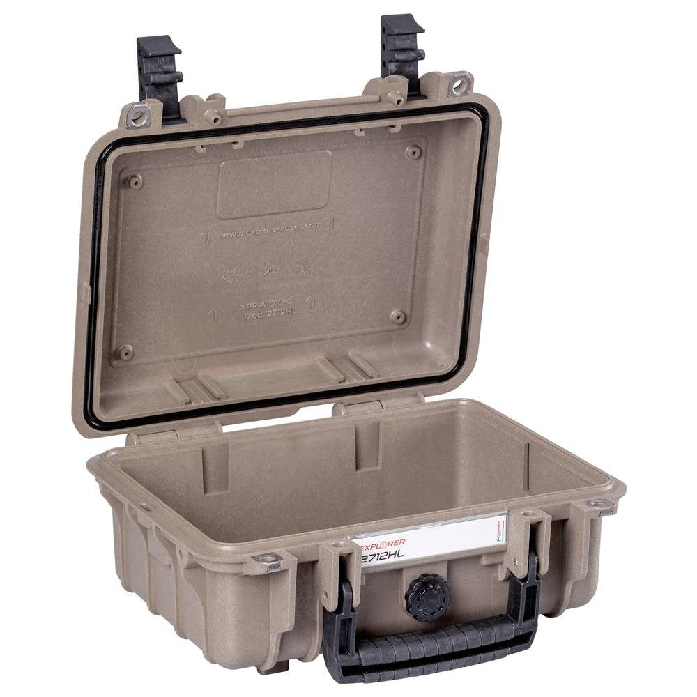 Explorer Cases Wanderrucksack Spezialkoffer HL 28x20x12 cm Mod. 2712 mit Würfelschaum 2712HL.D