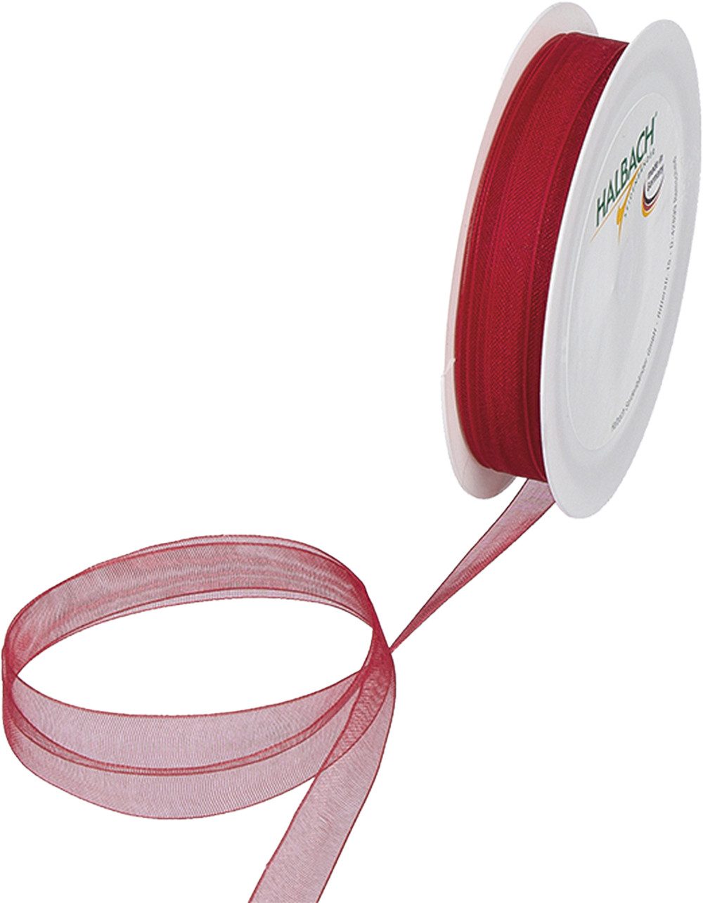 HALBACH Bastelband Organzaband Pastell, 10m