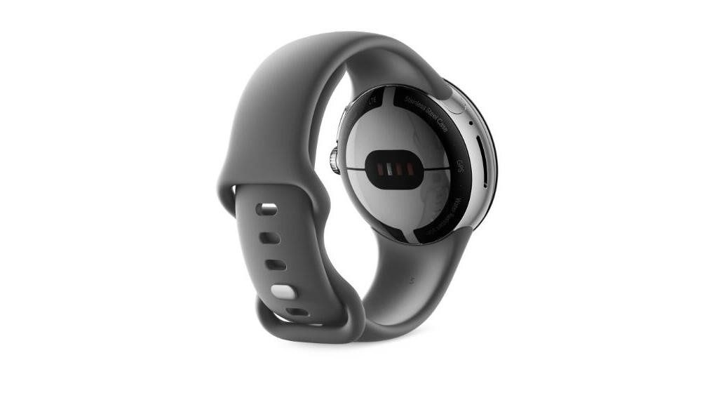 Google Google Pixel Watch (Wi-Fi) Polished Silver mit Spo Smartwatch