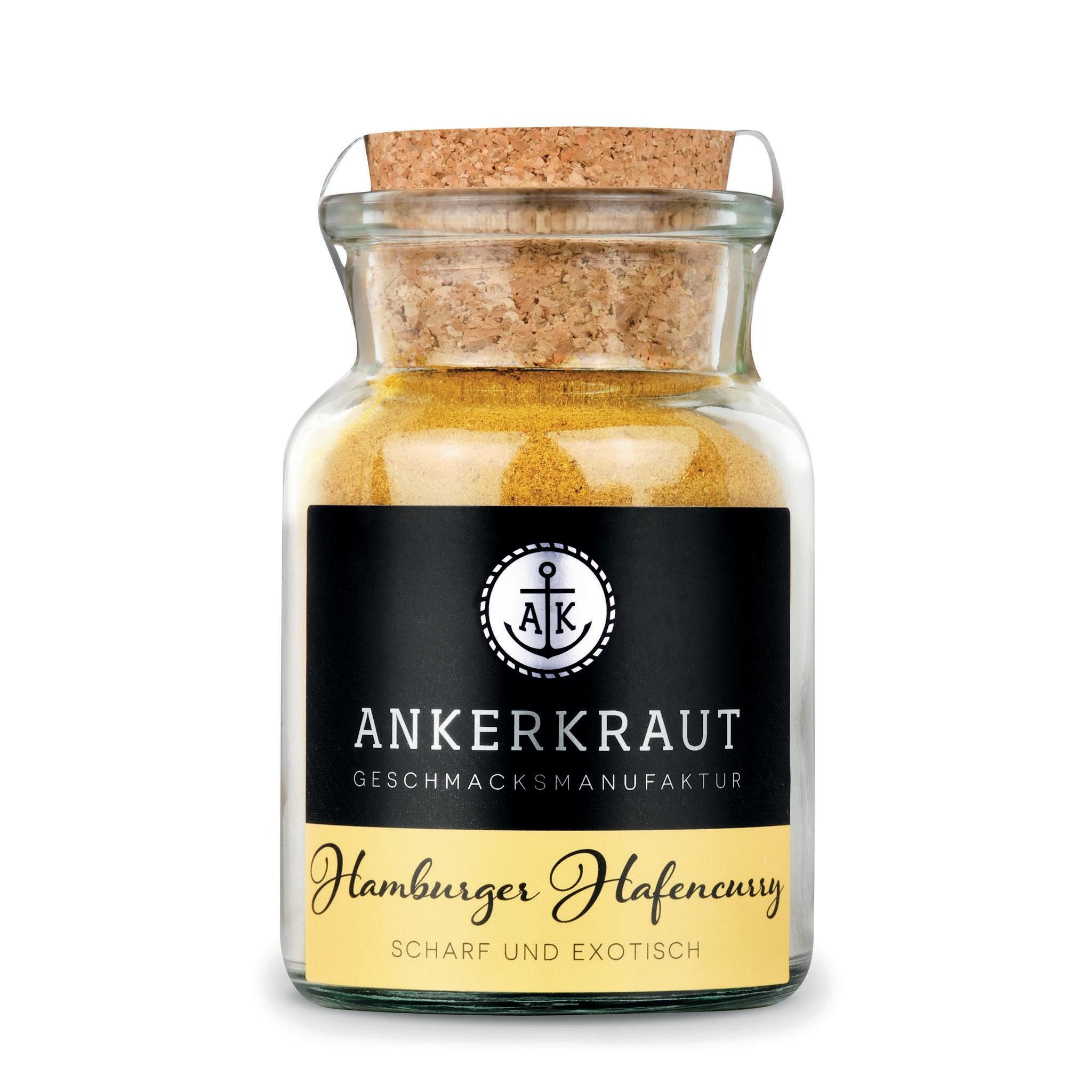 Ankerkraut Gewürz Hamburger Hafencurry, Hamburger Hafencurry, 60g im Korkenglas