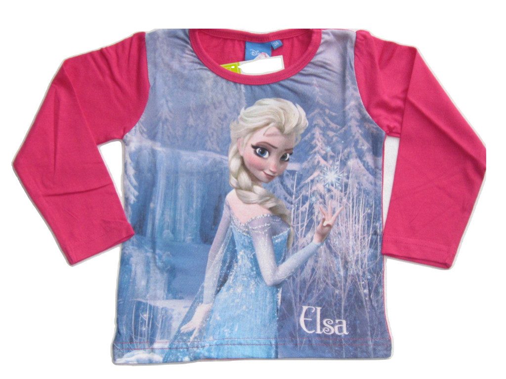 Disney Frozen Langarmshirt Die Eiskönigin Anna und Elsa