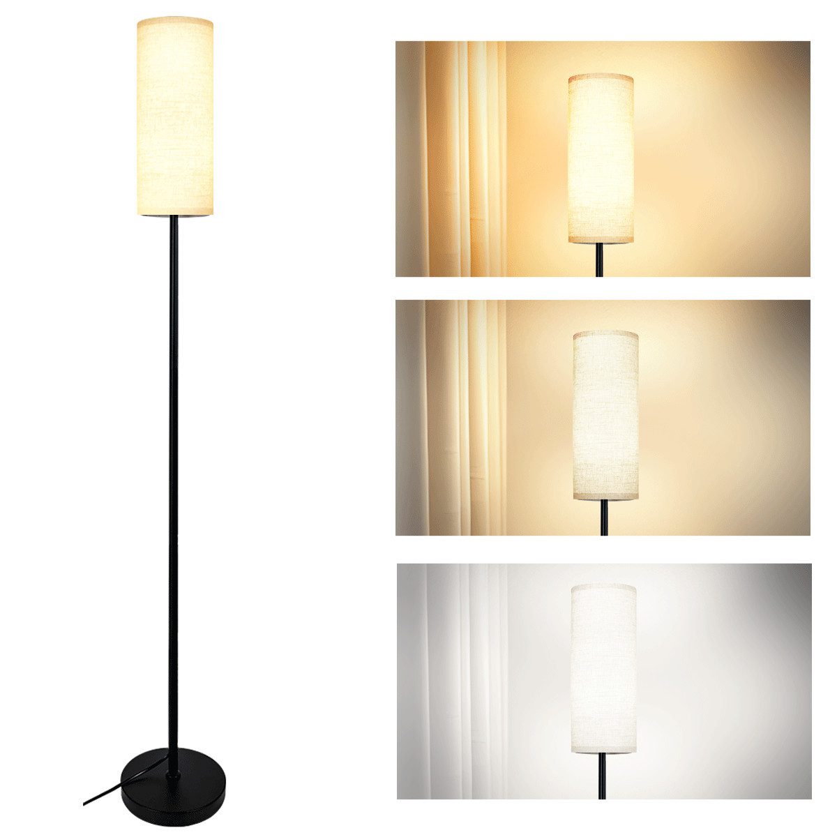 Simloveve Stehlampe 12W Dimmbar LED Stehlampe günstig online kaufen