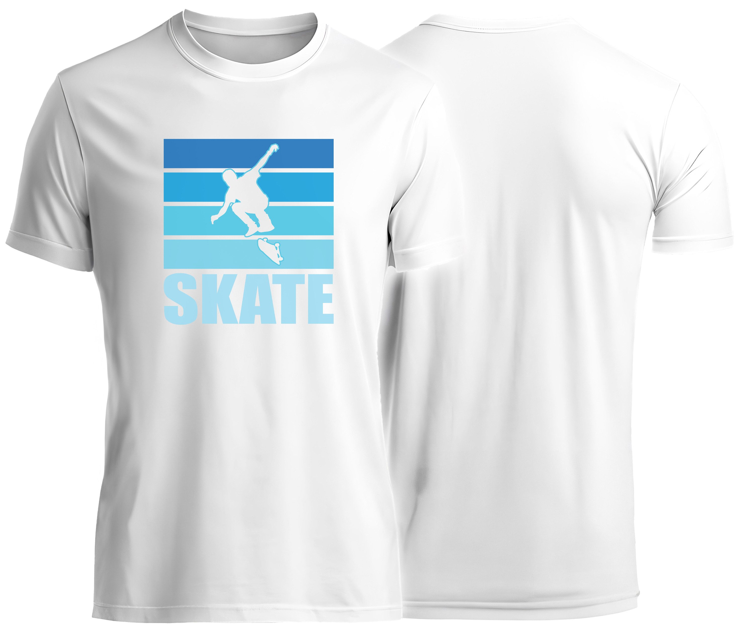 T-Shirt mit Skater print