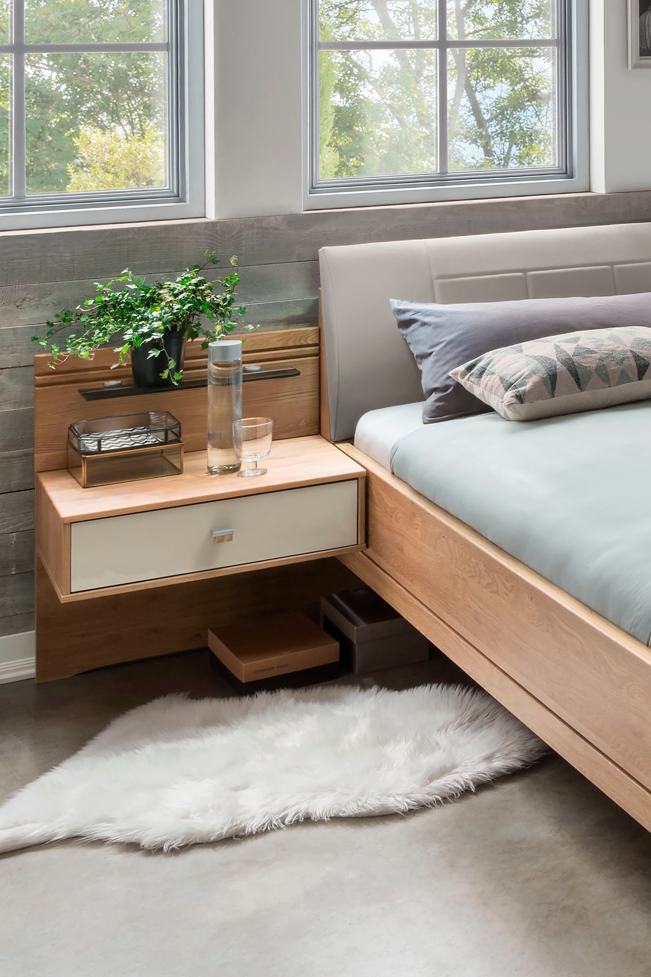 WIEMANN Nachtkonsole Kiruna, schwebende Optik