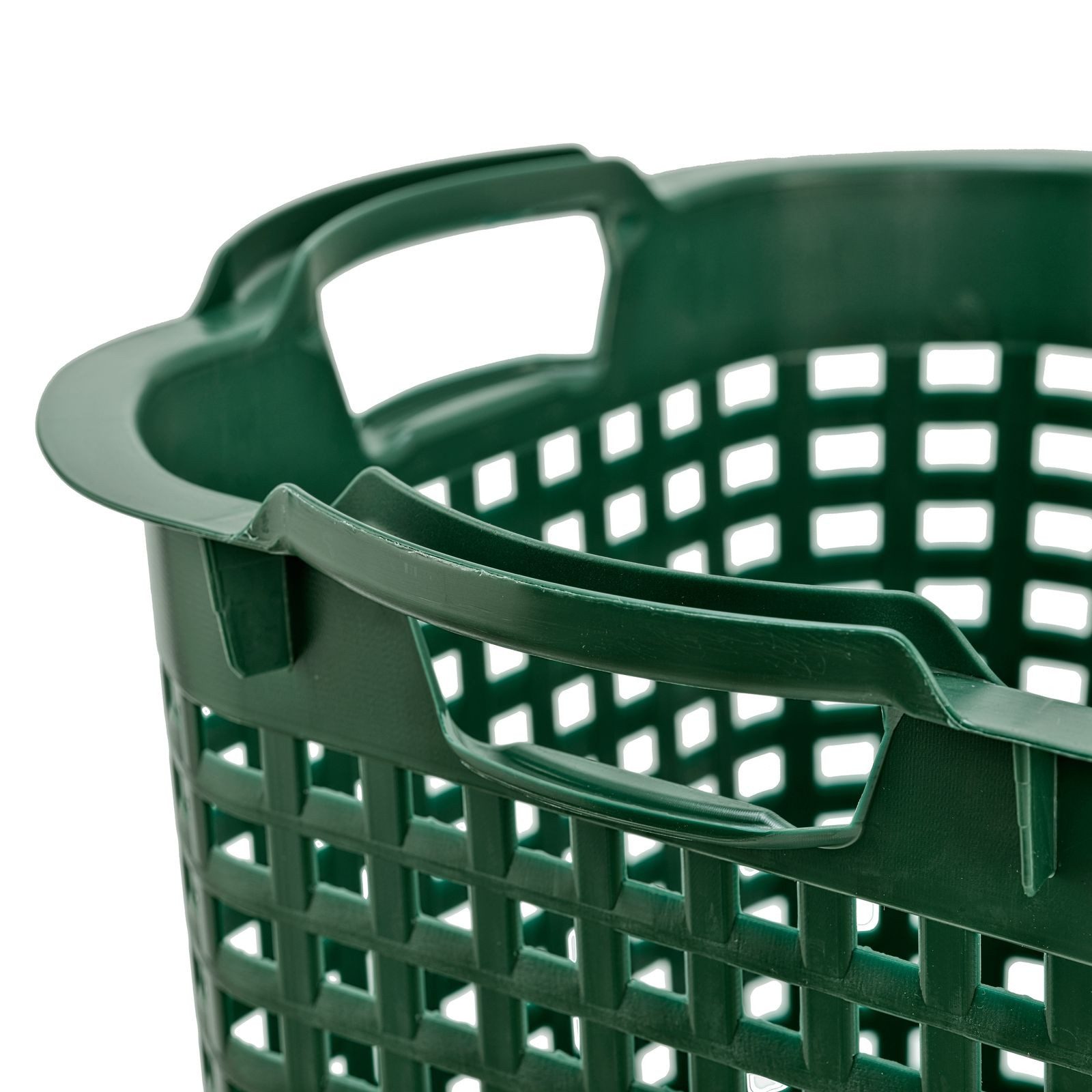 BURI Wäschekorb 5x Obstkorb 25L grün Gartenkorb Gemüsekorb stapelbar Erntekorb – Bild 3 von 5
