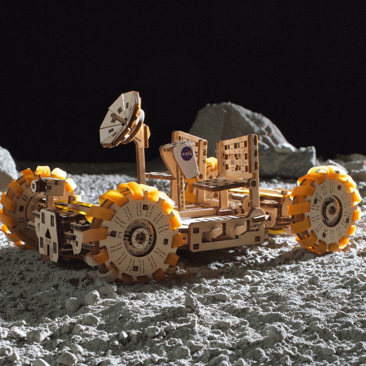 Puzzle Ugears Mondrover der NASA Mechanisches Holzpuzzle