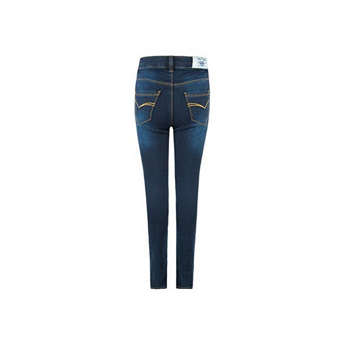 regular blau BLUE blue Regular-fit-Jeans fit (1-tlg) EFFECT dark