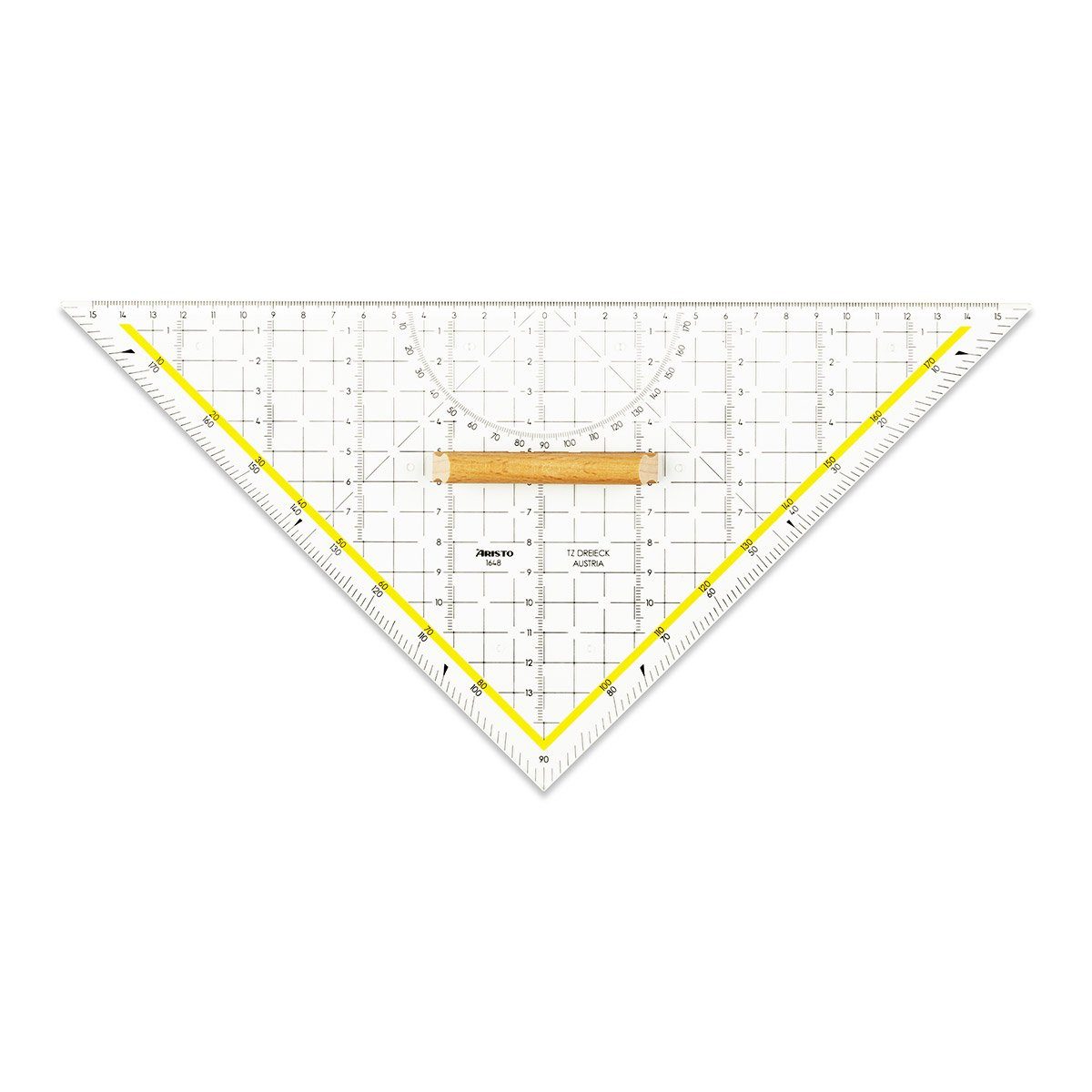 ARISTO Geodreieck ARISTO Geodreieck Tz Dreieck 32,5cm mit Holzgriff