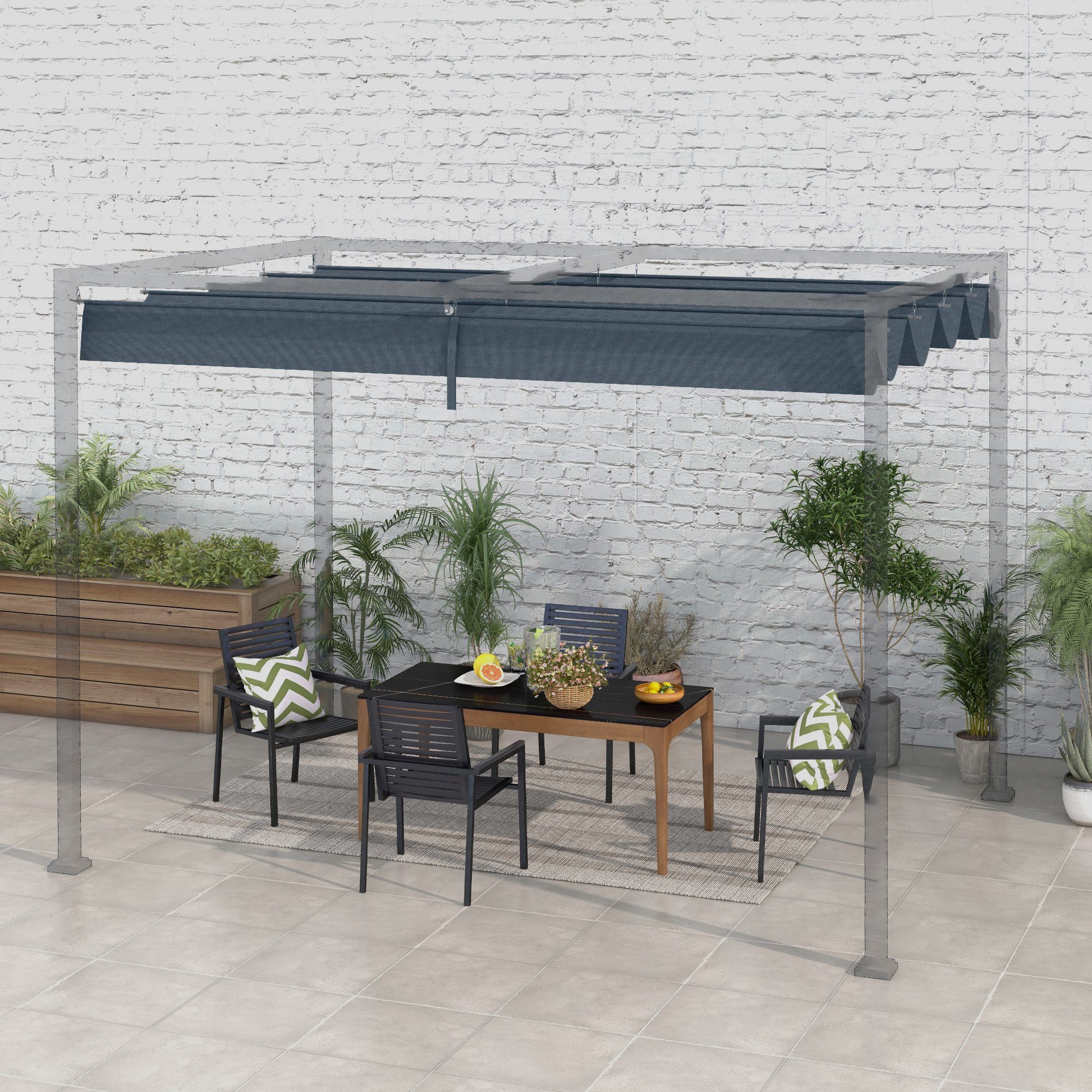 Outsunny Pavillon-Ersatzdach für 2,85 x 2 günstig online kaufen