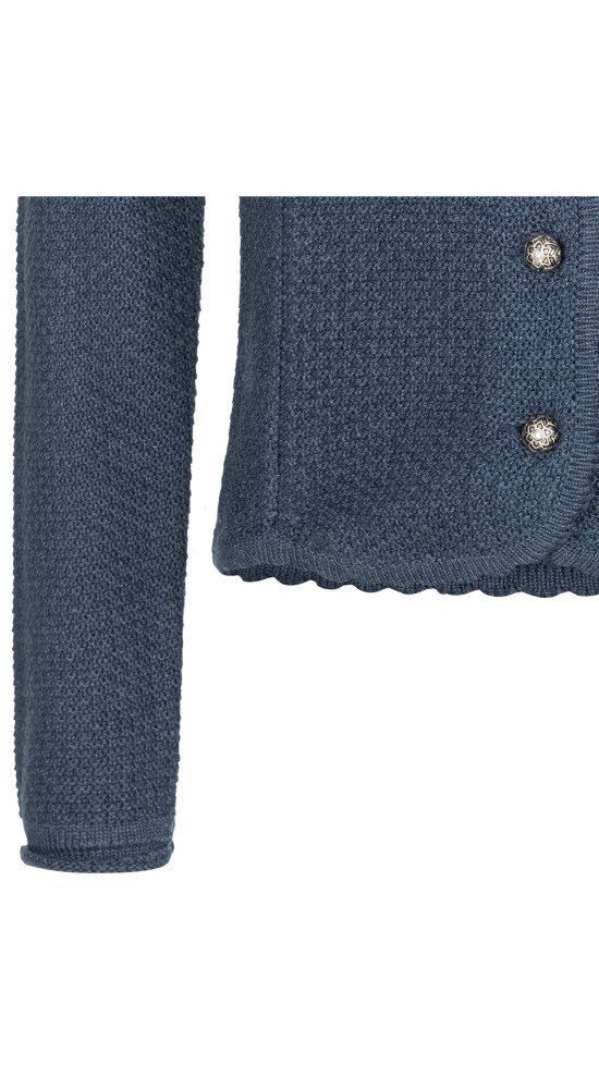 Nübler Trachtenstrickjacke Kinderstrickjacke Yvonne in Blau von Nübler, Trachtenmode – Bild 5 von 5
