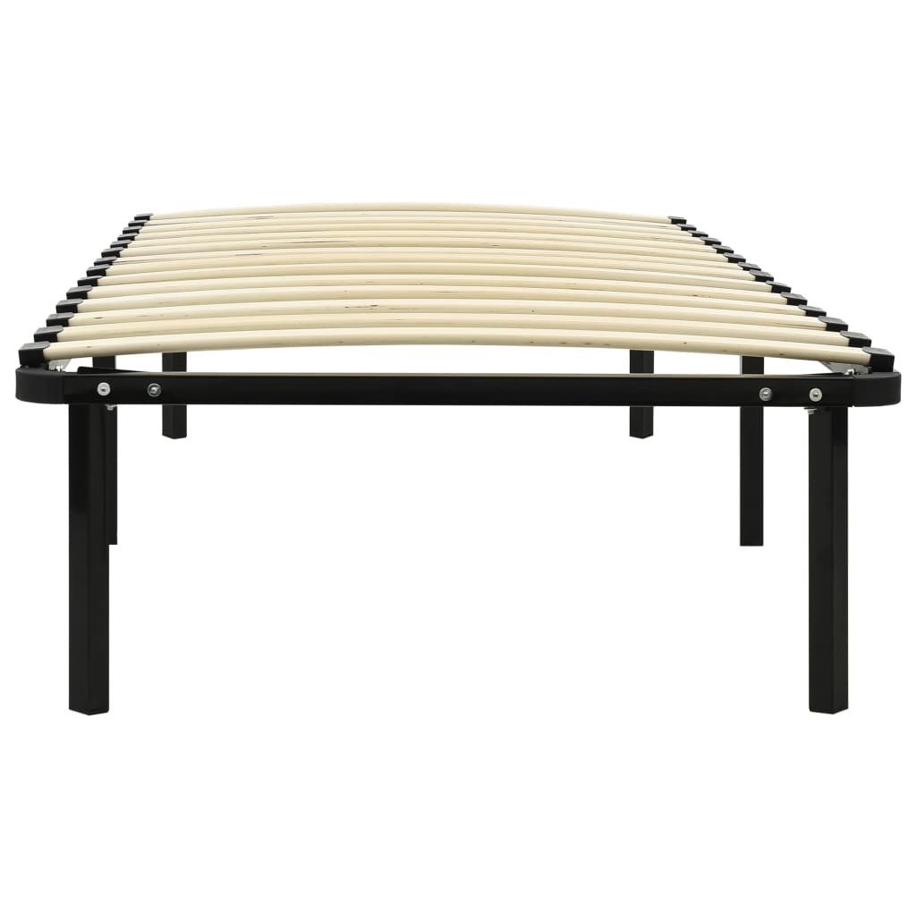 vidaXL Bett Bettgestell Schwarz Metall 100 günstig online kaufen