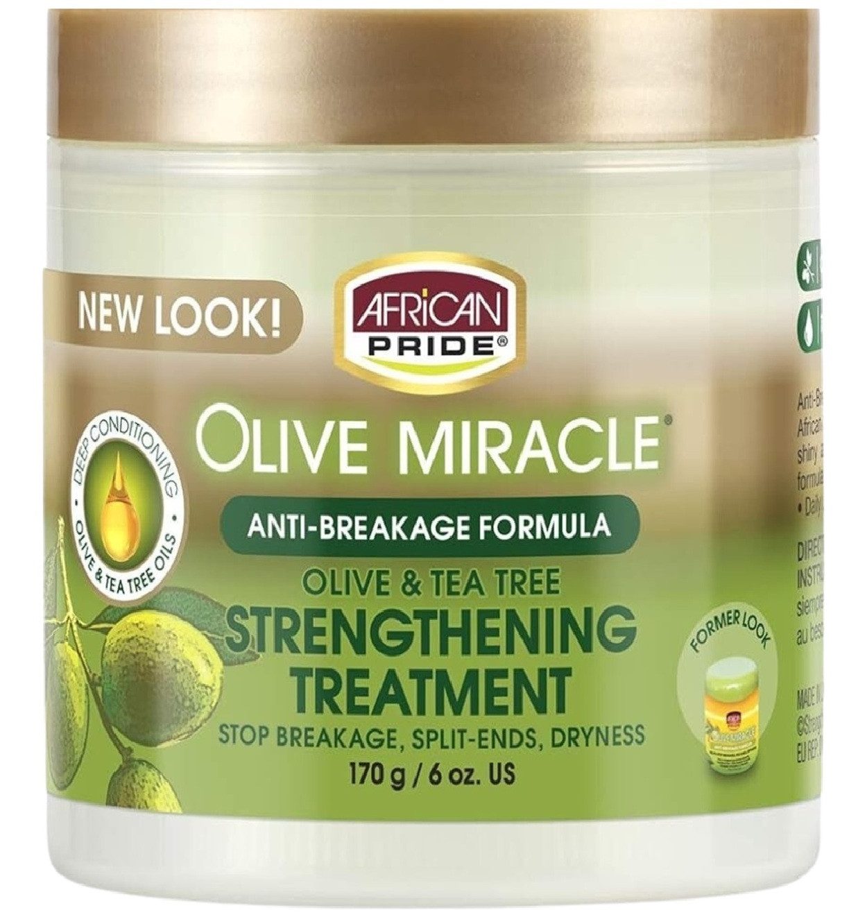 African Pride Haarcreme African Pride Olive Miracle Anti-Breakage Strengthening Treatment 170g