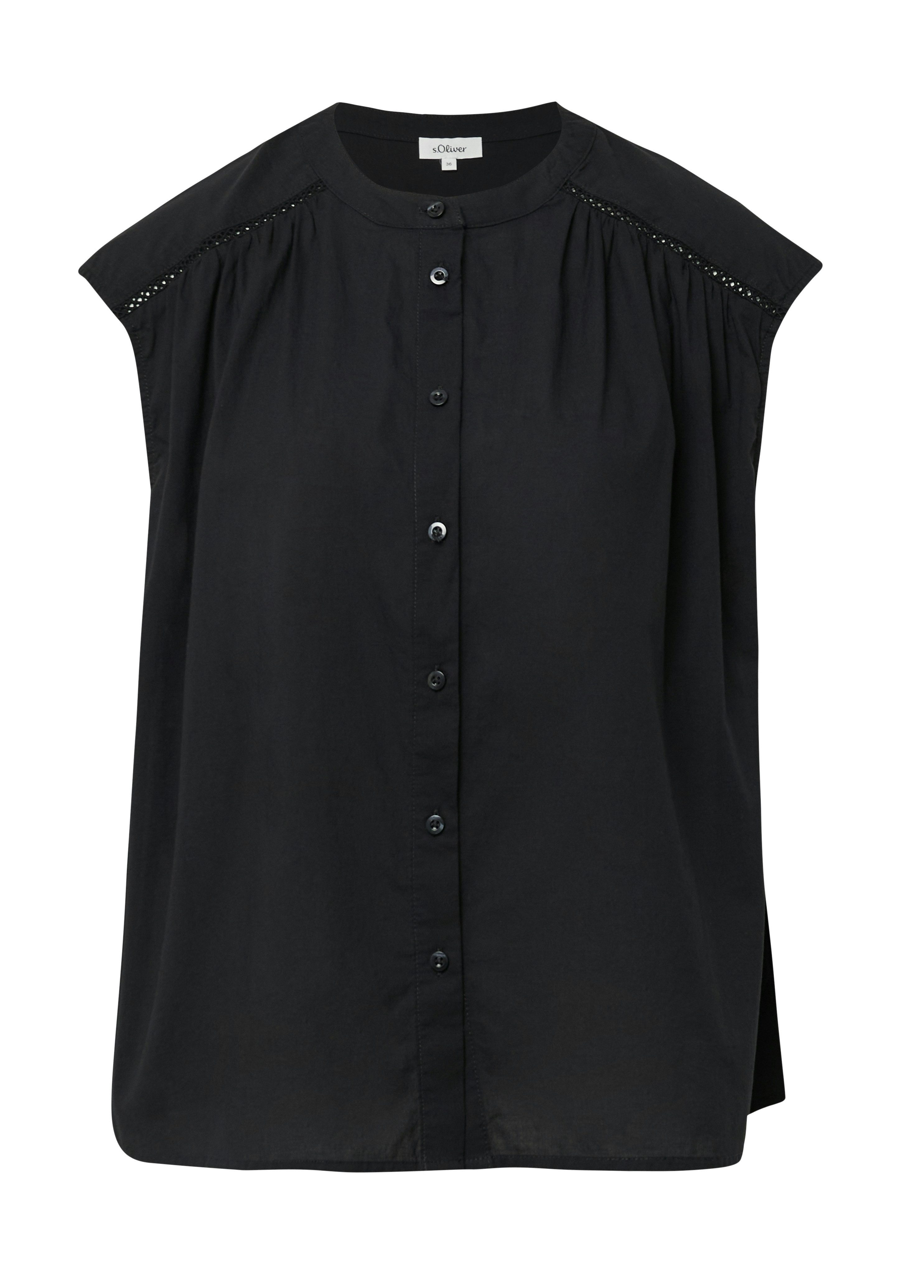 s.Oliver Blusentop mit Spitzen Detail