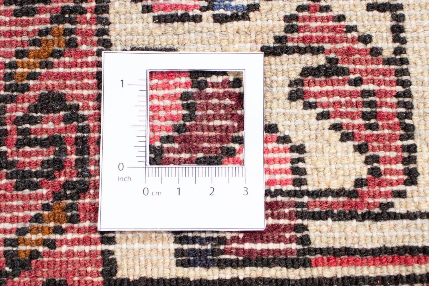 rechteckig, Höhe: - mit Zertifikat Perser cm Einzelstück - rot, - 103 Orientteppich 10 mm, morgenland, Handgeknüpft, Nomadic x 150 Wohnzimmer,