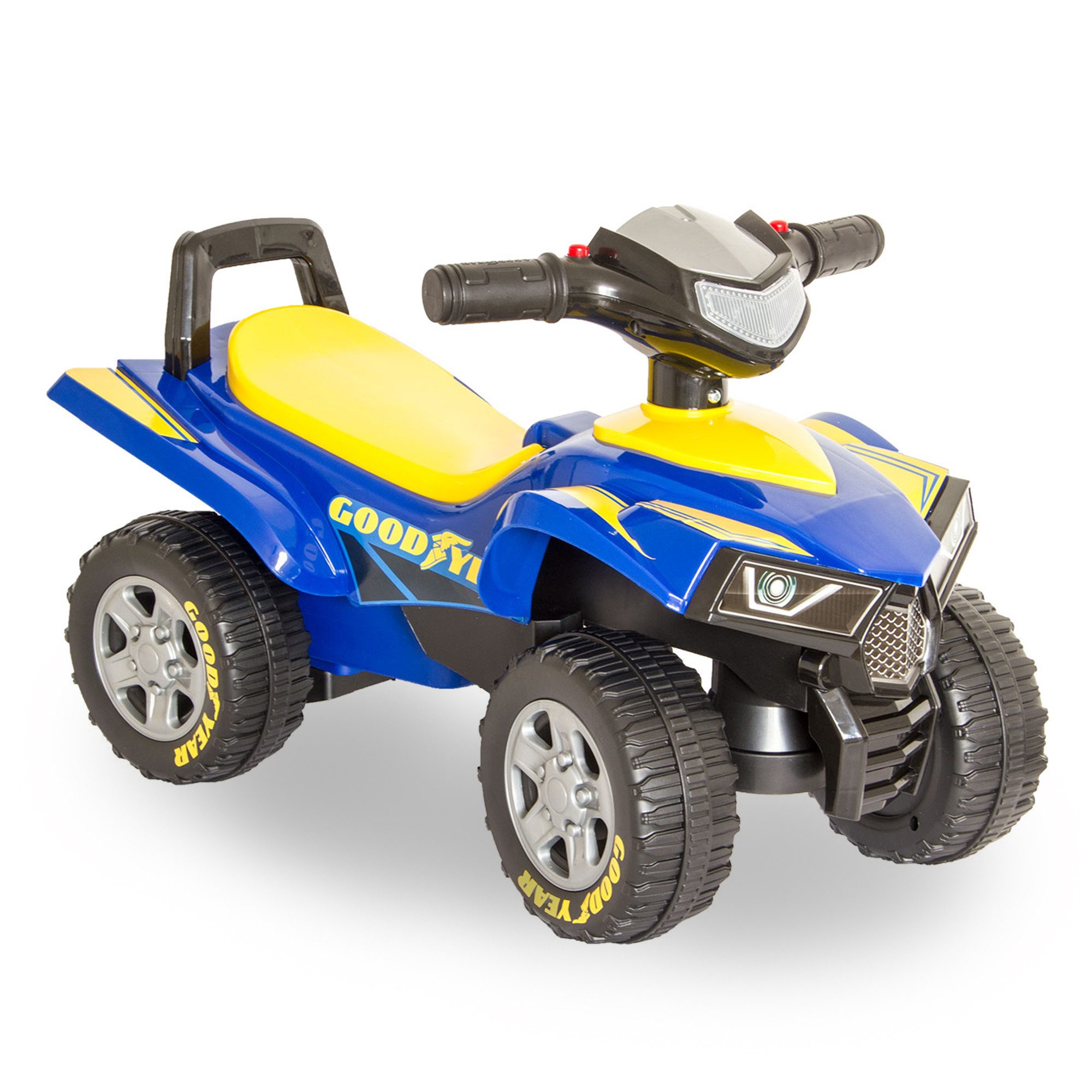 Lemodo Rutscherauto Quad-Optik, Good Year Rutscherfahrzeug für Kinder ab 18 Monate, mit Licht und Sound, offizielles Lizenzprodukt von GoodYear