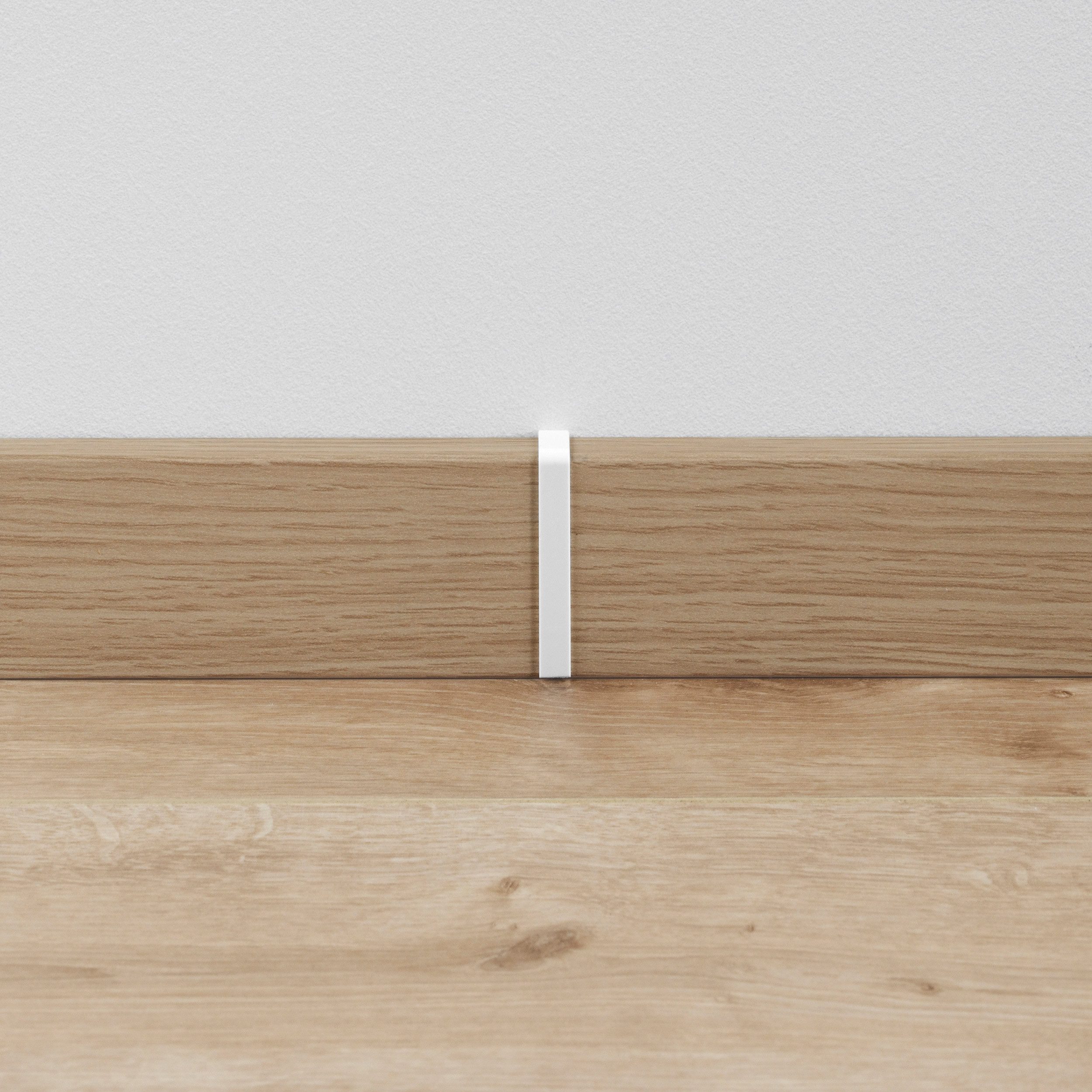 PARADOR Sockelleisten-Zwischenstücke variabel Typ 2 für Sockelleisten SL 3, SL 5, SL 5 WF und SL 18, L: 2 cm, H: 14 cm, Für einen optimalen und sauberen Übergang, 1-St., Kein Gehrungsschnitt erforderlich, Auf den Einsatz für SL 3, SL 5, SL 5 WF, SL 18 abgestimmt