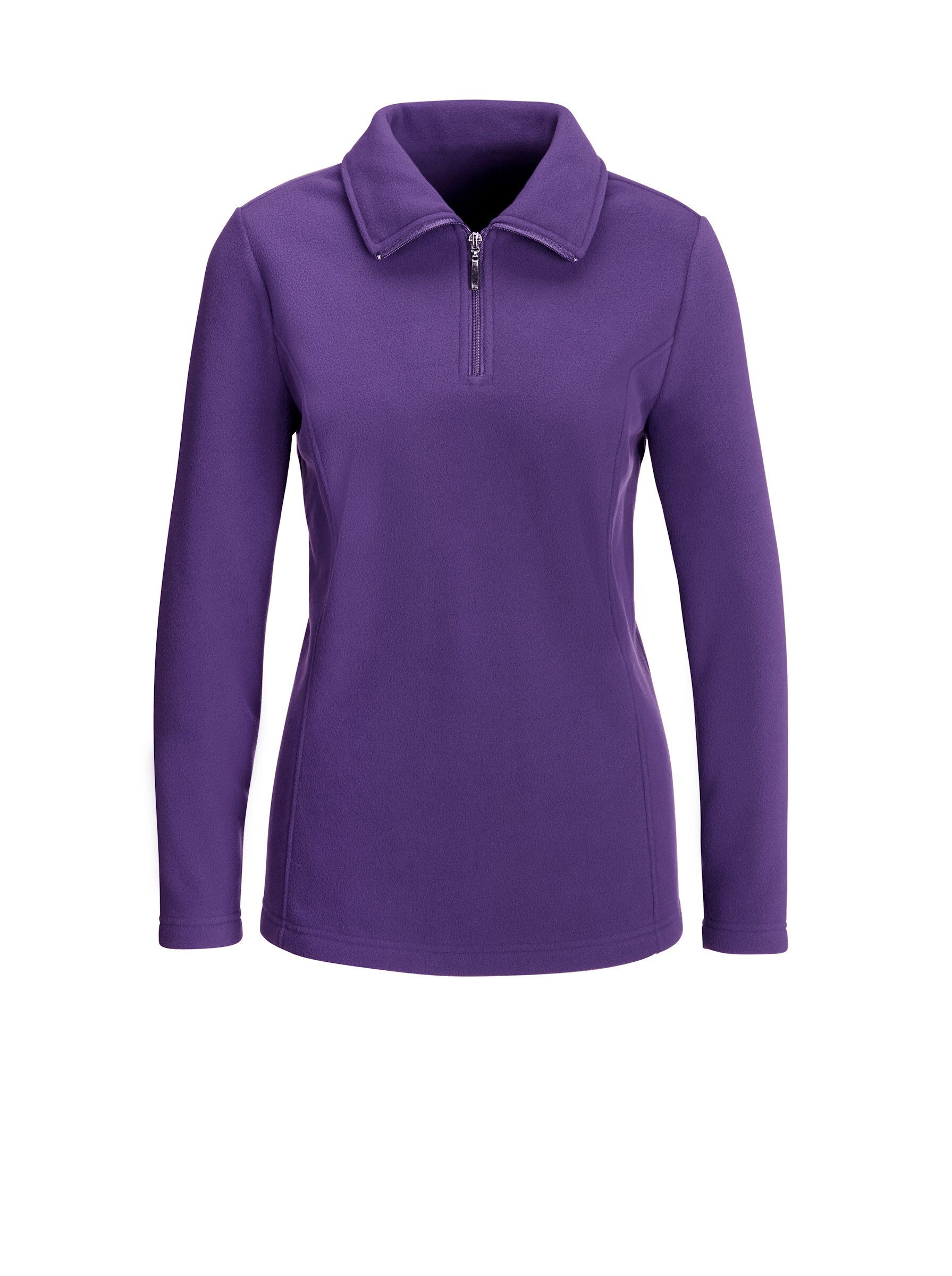 Sieh an! Fleeceshirt Fleeceshirt . Länge ca. 66 cm günstig online kaufen