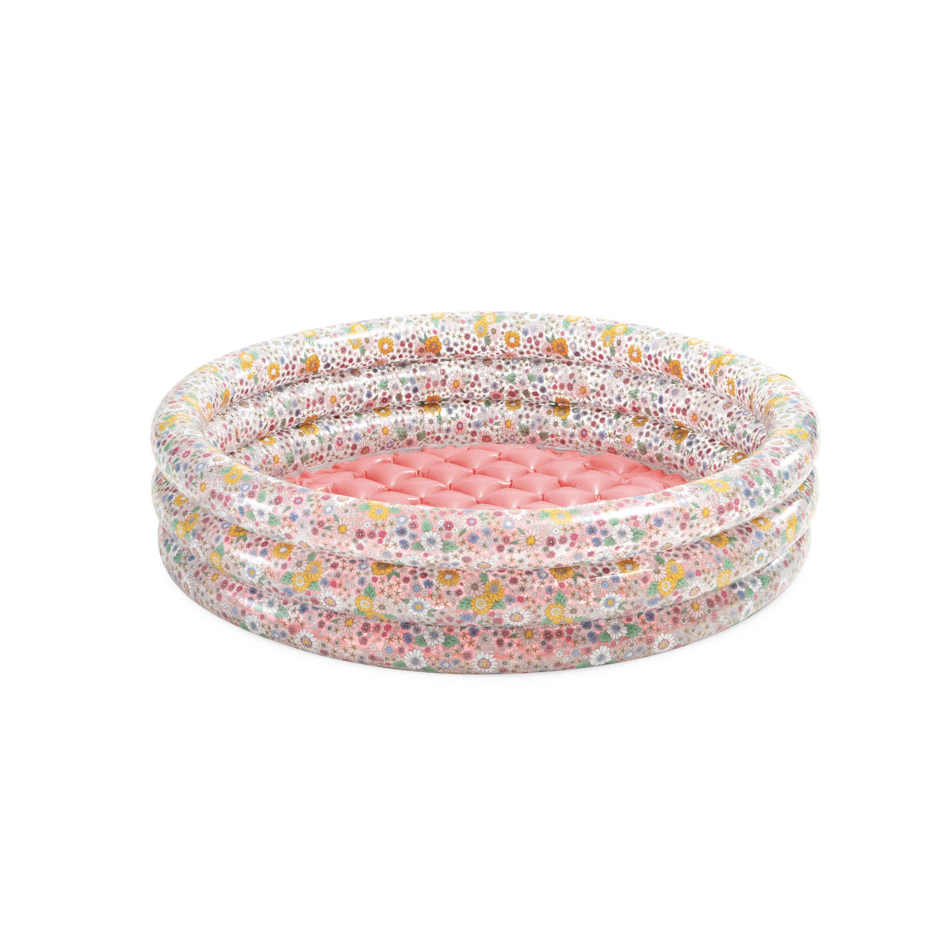 Intex Planschbecken Sweet Blossom (86x25cm), weicher, aufblasbarer Boden