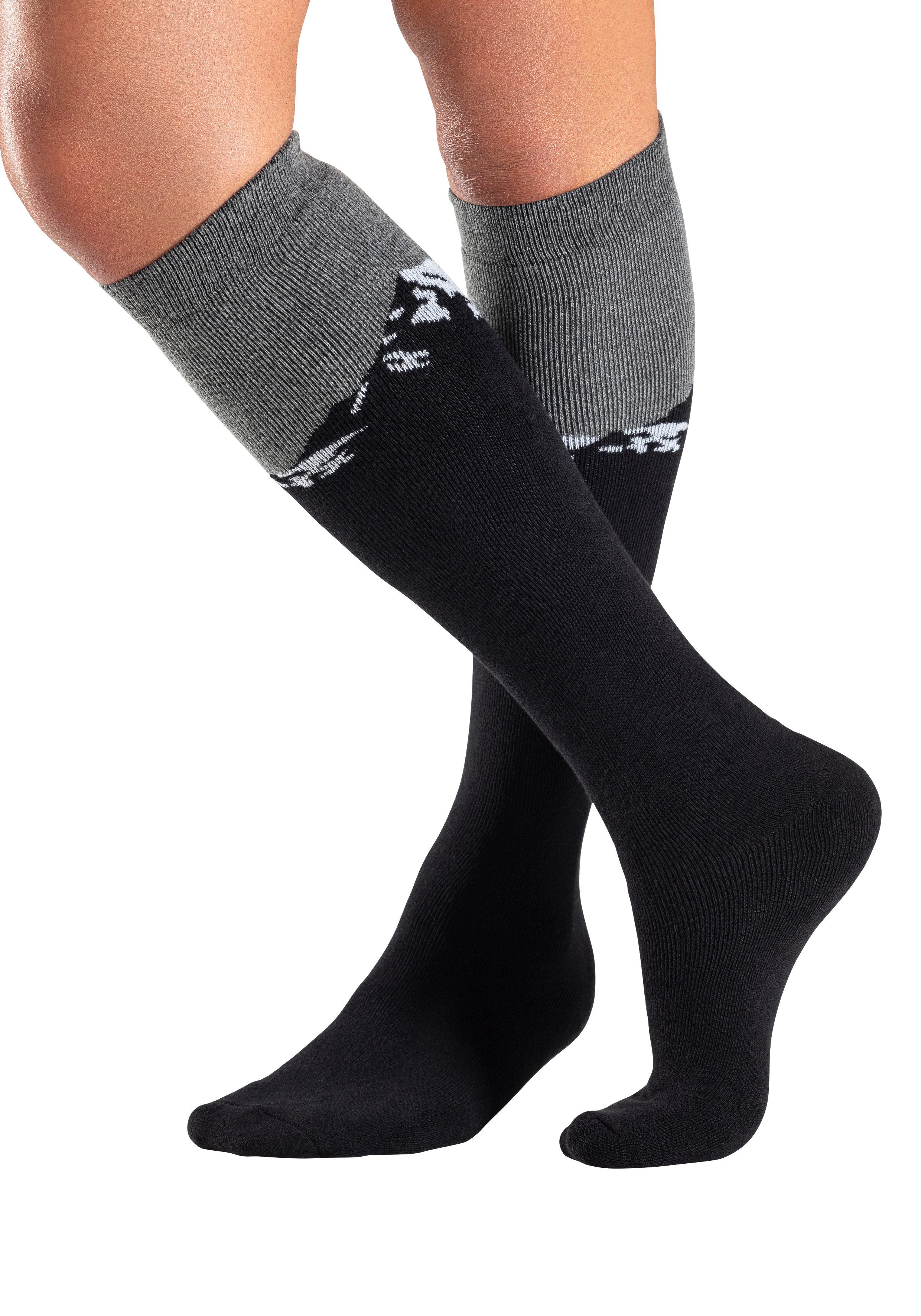 H.I.S Skistrümpfe (Packung, 2-Paar) für Ski und Outdoor-Aktivitäten günstig online kaufen