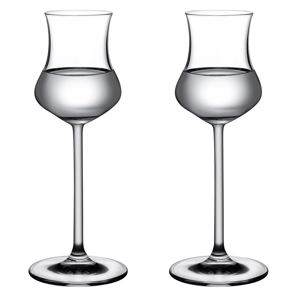 Nude Schnapsglas Nude Vintage Grappaglas 2er Set 88ml, Glas