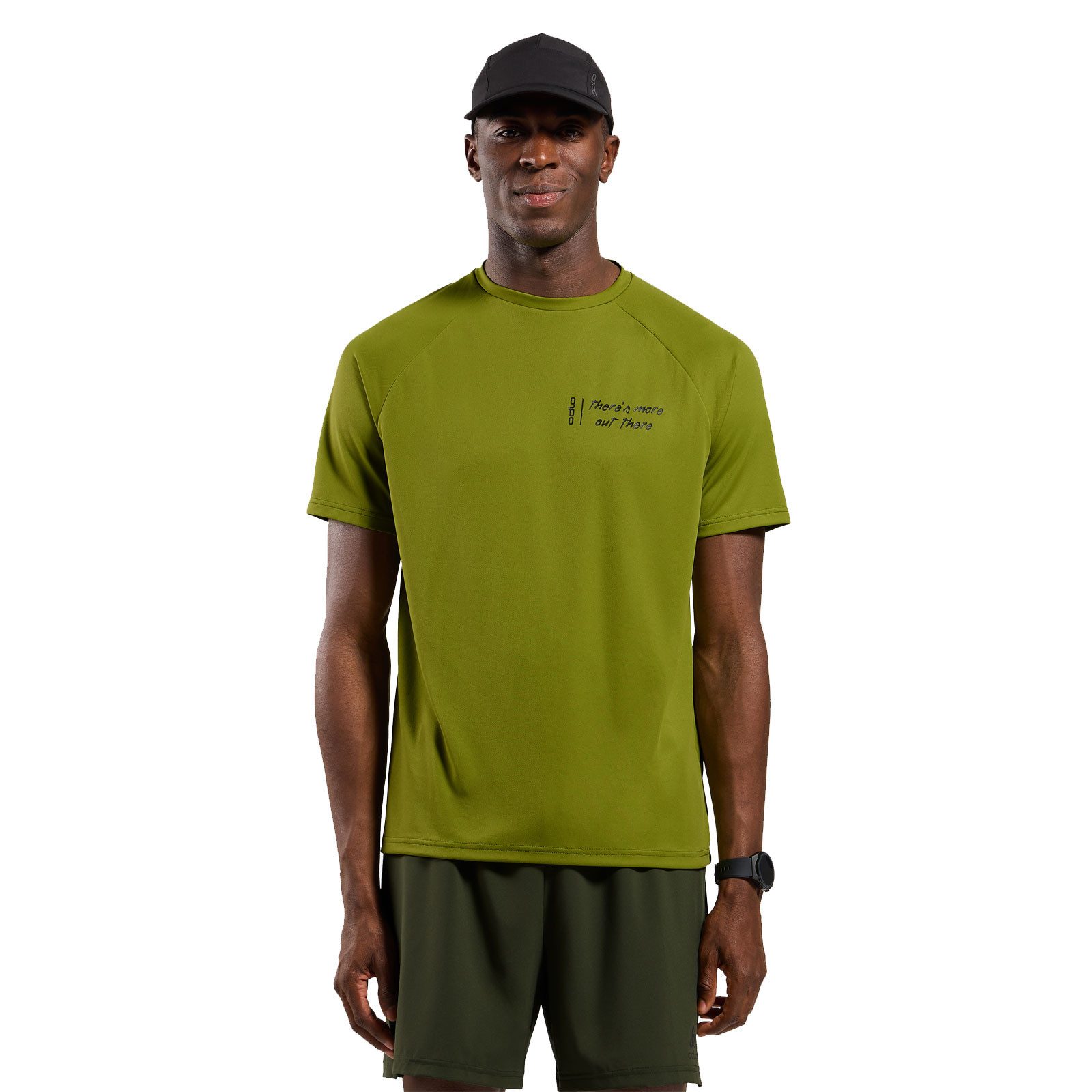 Odlo Laufshirt Essentials Laufshirt mit Print Men 316042-40195 Aus vielseitigem und funktionellem Gewebe