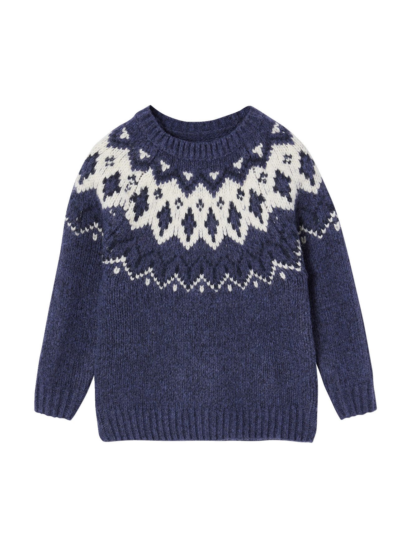 Pullunder Jungen Jacquard-Pullover