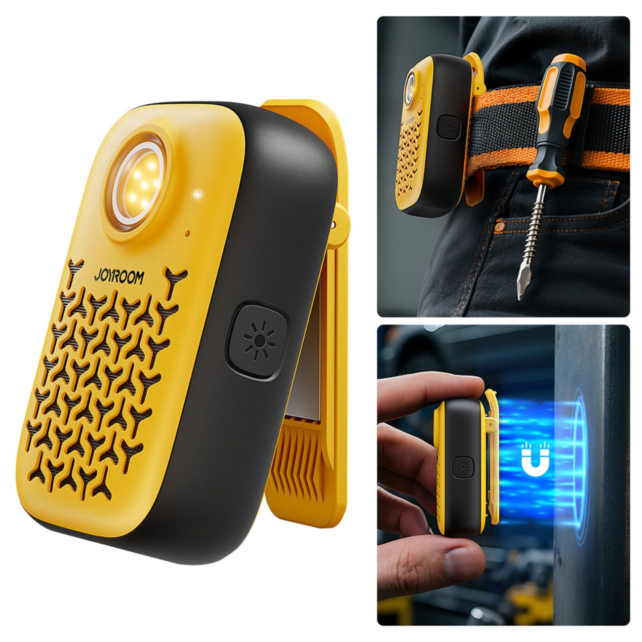 JOYROOM JR-MS03 Bluetooth-Lautsprecher (Bluetooth, 5 W, Tragbarer Bluetooth-Lautsprecher mit LED-Taschenlampe)