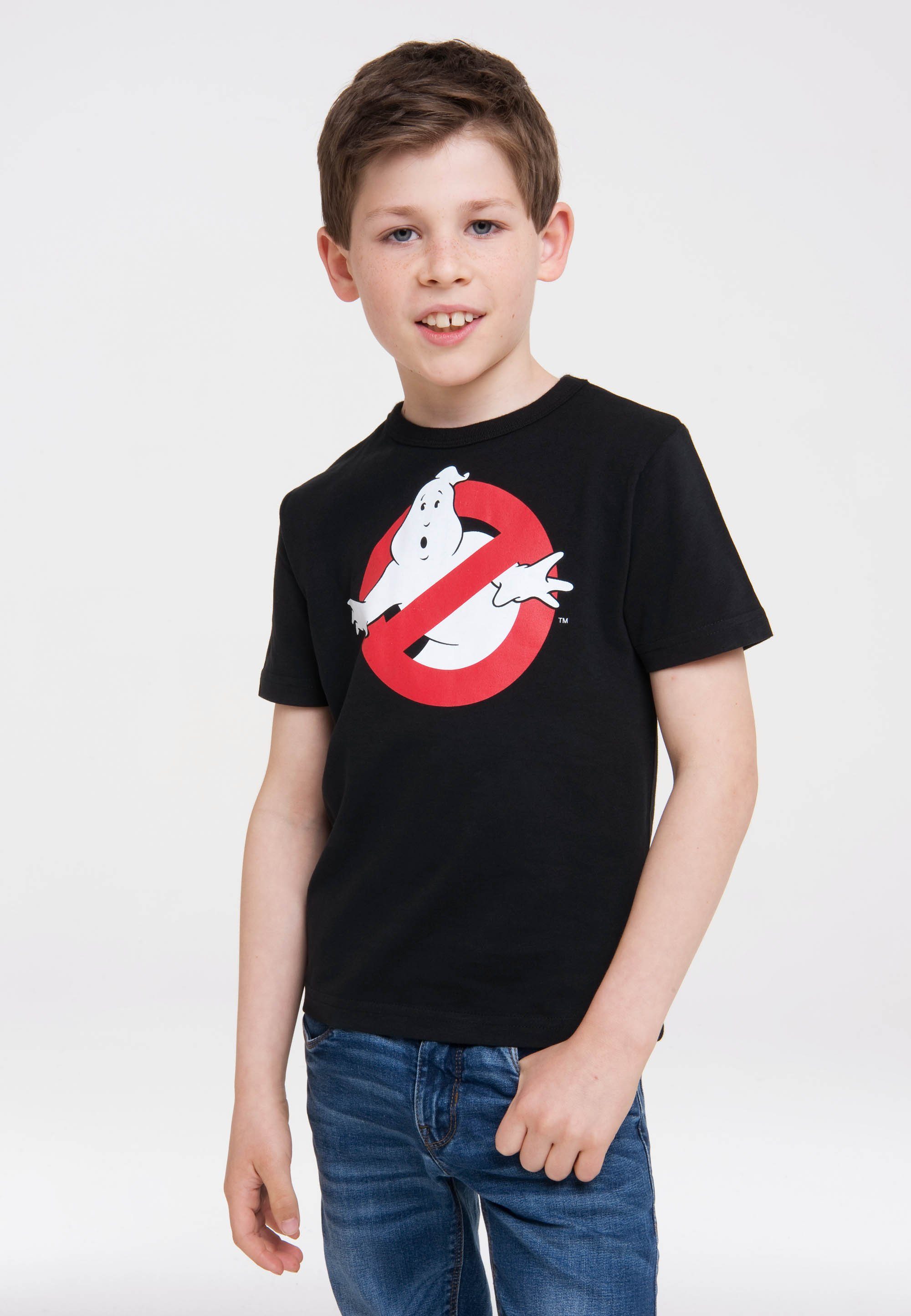 LOGOSHIRT T-Shirt lizenziertem Design mit Ghostbusters