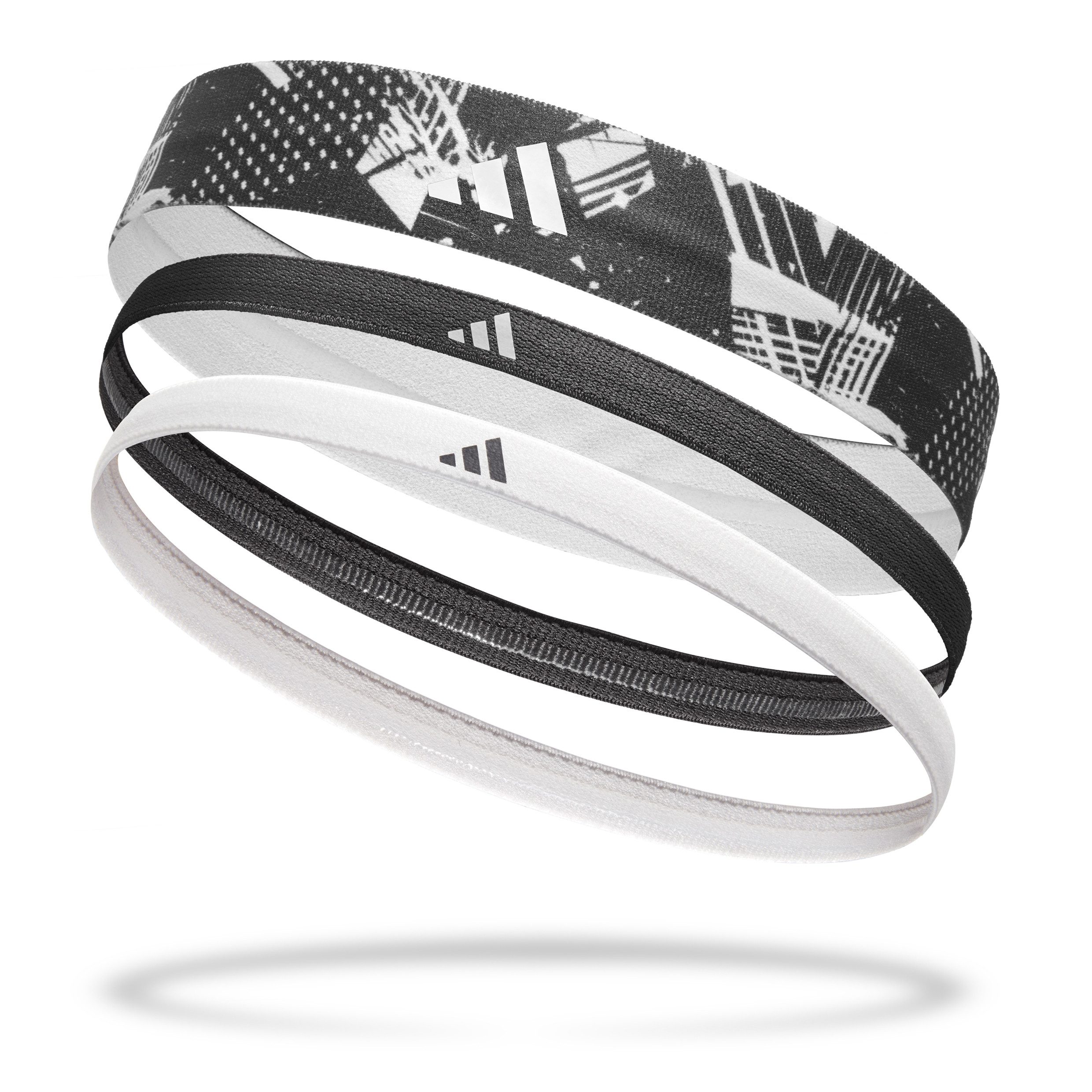 adidas Performance Haarband Hairbands (Graphic), 3-tlg., Ideal für den Einsatz bei allen Arten von Training und Sport