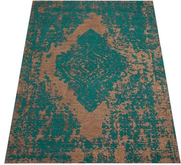 Teppich Mariba 200, Paco Home, rechteckig, Höhe: 13 mm, Kurzflor, meliert, Orient-Optik, Hoch-Tief Effekt, Wohnzimmer