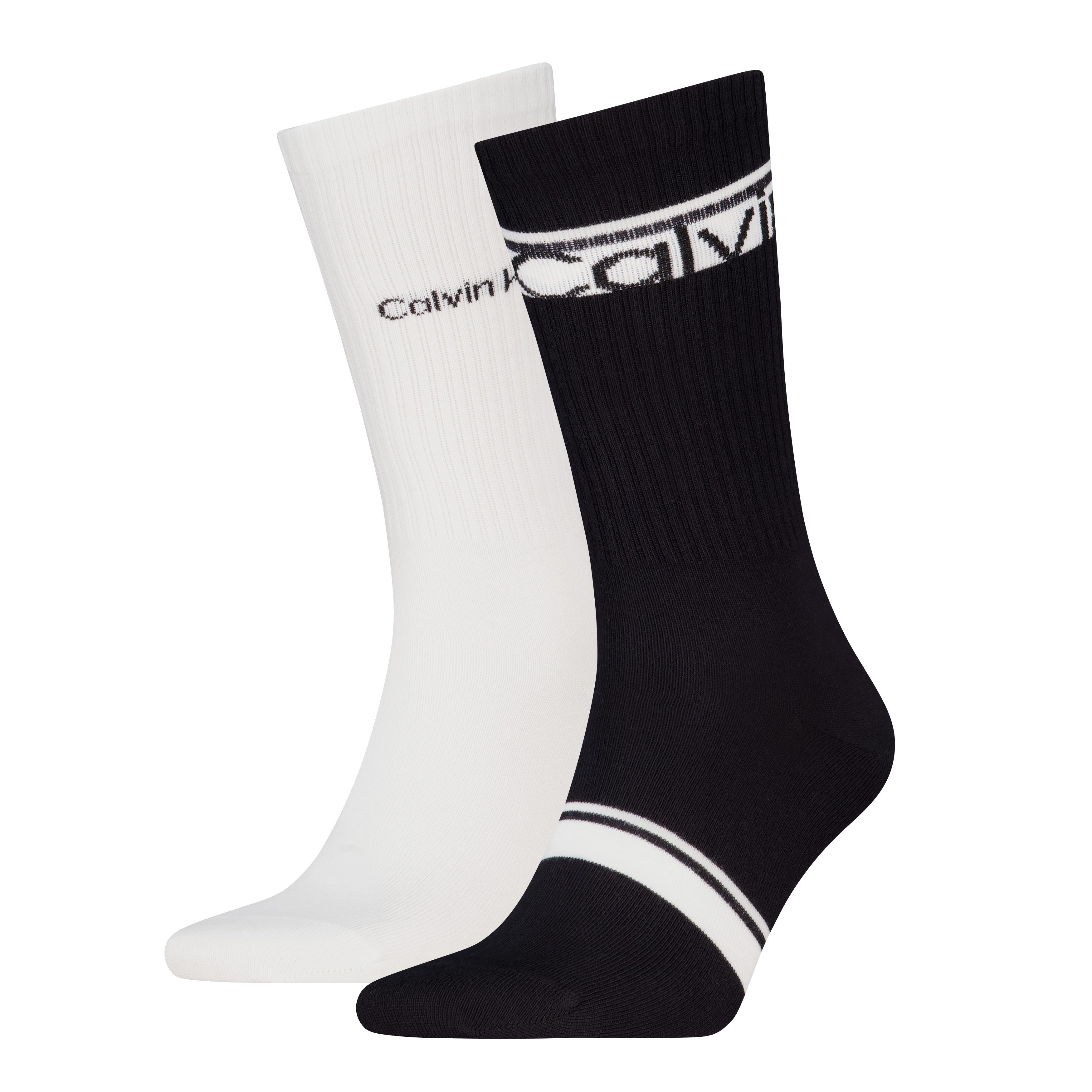 Calvin Klein Socken CK MEN SOCK 2P LOGO STRIPE (2 Paar)