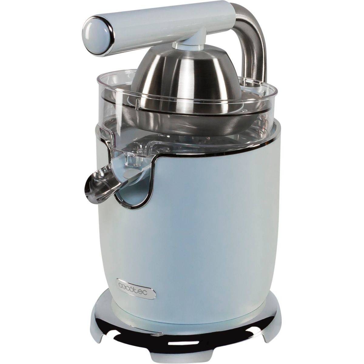 Spremiagrumi Elettrico Cecotec Xqueeze RetroJuice 1000W | 2 Coni Acciaio, Antigoccia, Lavabile - Foto 3