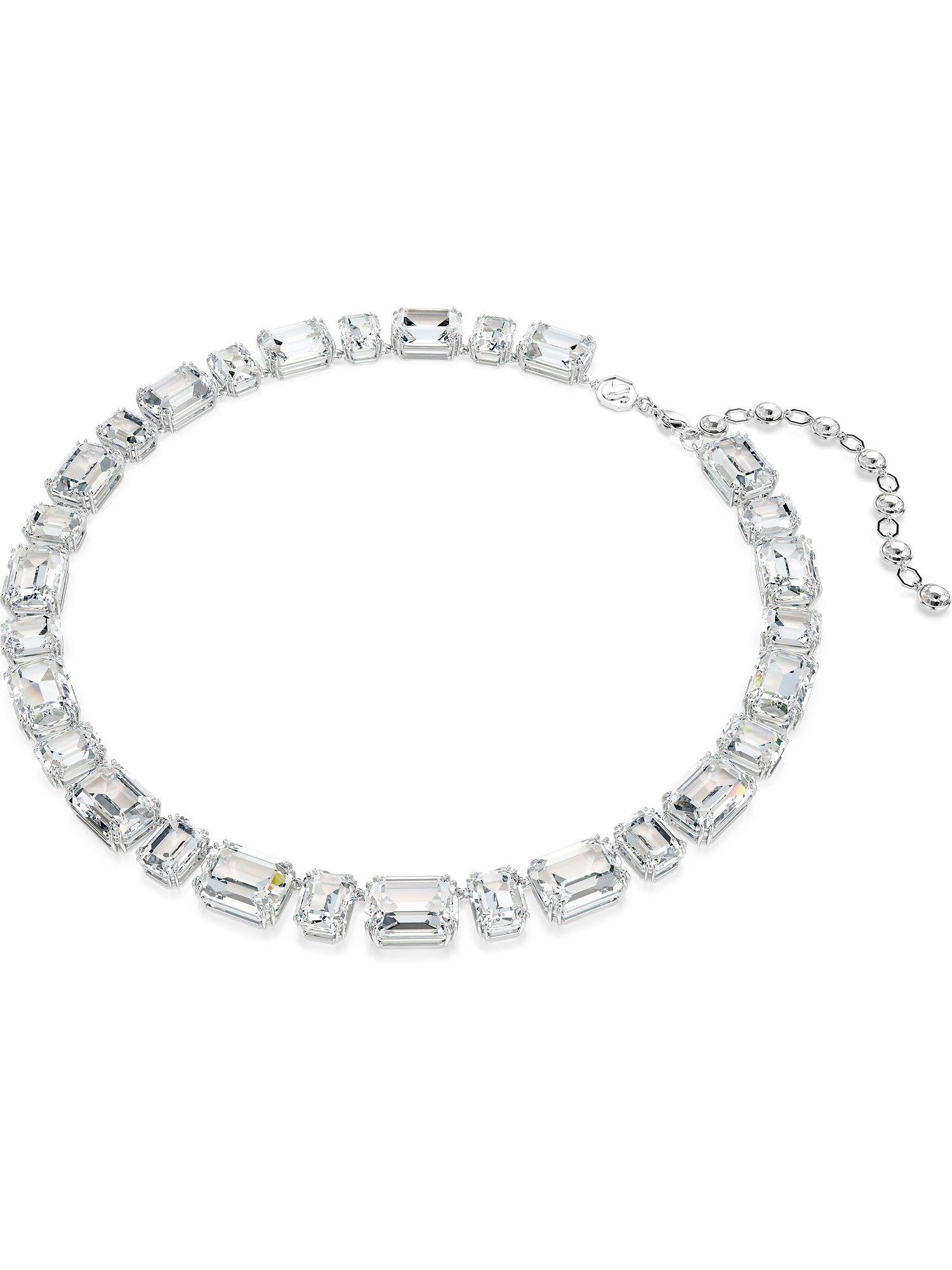 Collier Swarovski Damen-Kette Metall Swarovski-Kristall