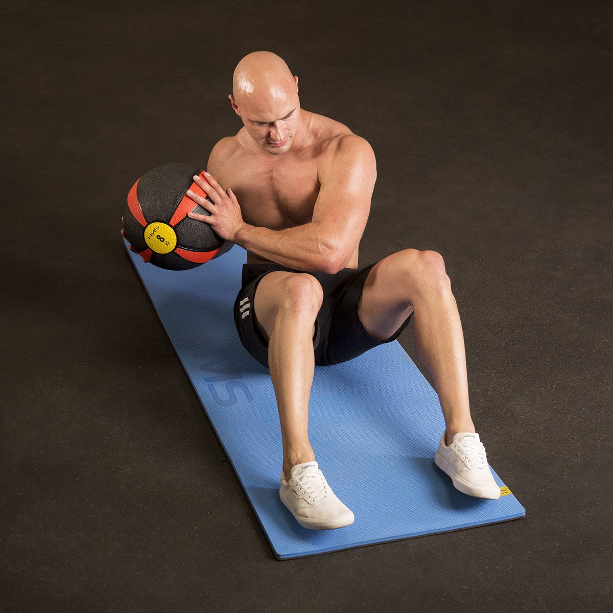 COFI 1453 Medizinball Medizin-/ Fitness-/ Trainingsball Vielseitiges Workout Kraft Ausdauer