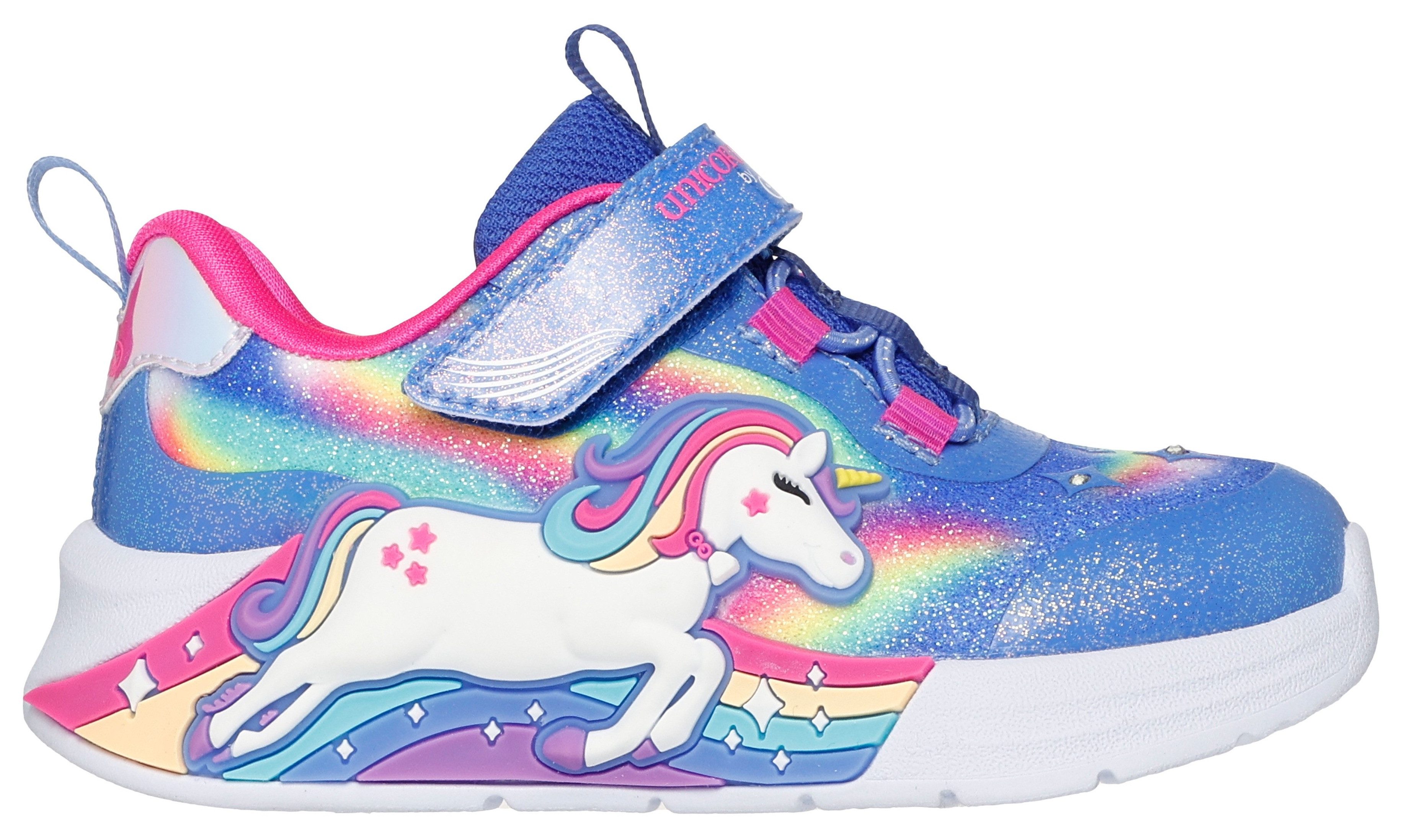 Skechers UNICORN CHASER Sneaker Klettschuh mit blinkendem Einhorn, Größenschablone zum Download – Bild 4 von 5