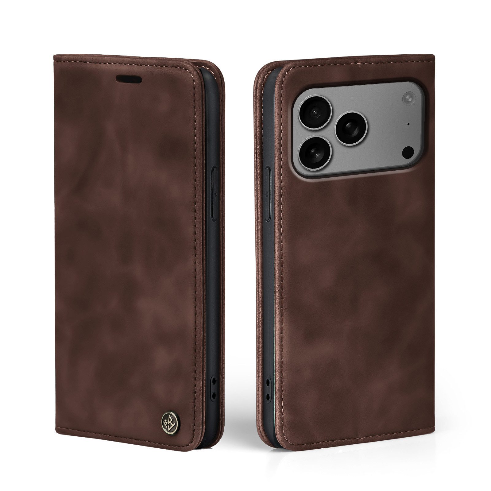Tec-Expert Handyhülle Tasche Hülle für Apple iPhone 17 Pro, Cover Klapphülle Case mit Kartenfach Fliphülle aufstellbar