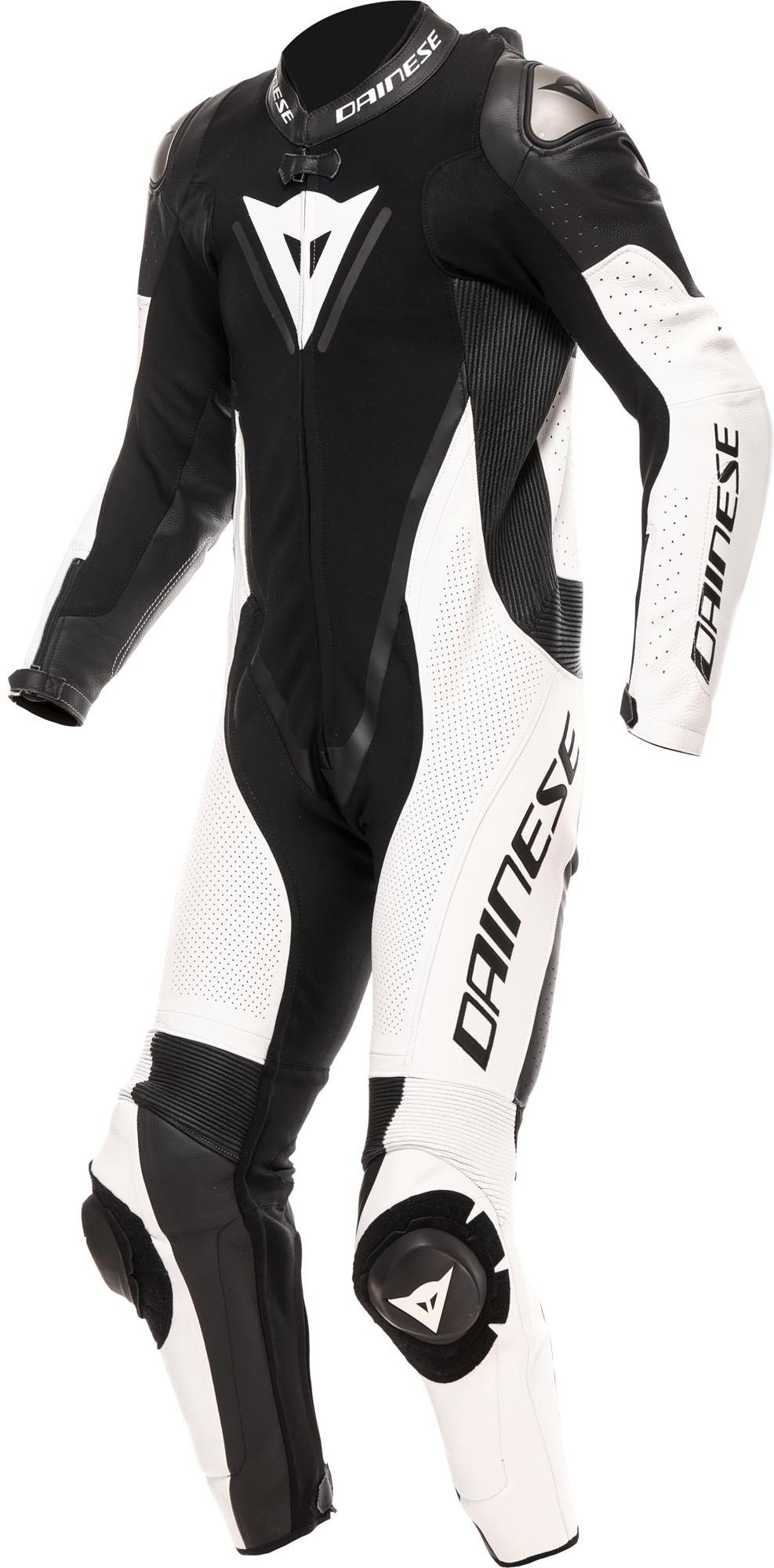 Dainese Motorradkombi Demon Sprint perforierte 1-Teiler Motorrad Lederkombi Ellenbogenprotektoren enthalten,Hüftprotektoren enthalten,mit Höc