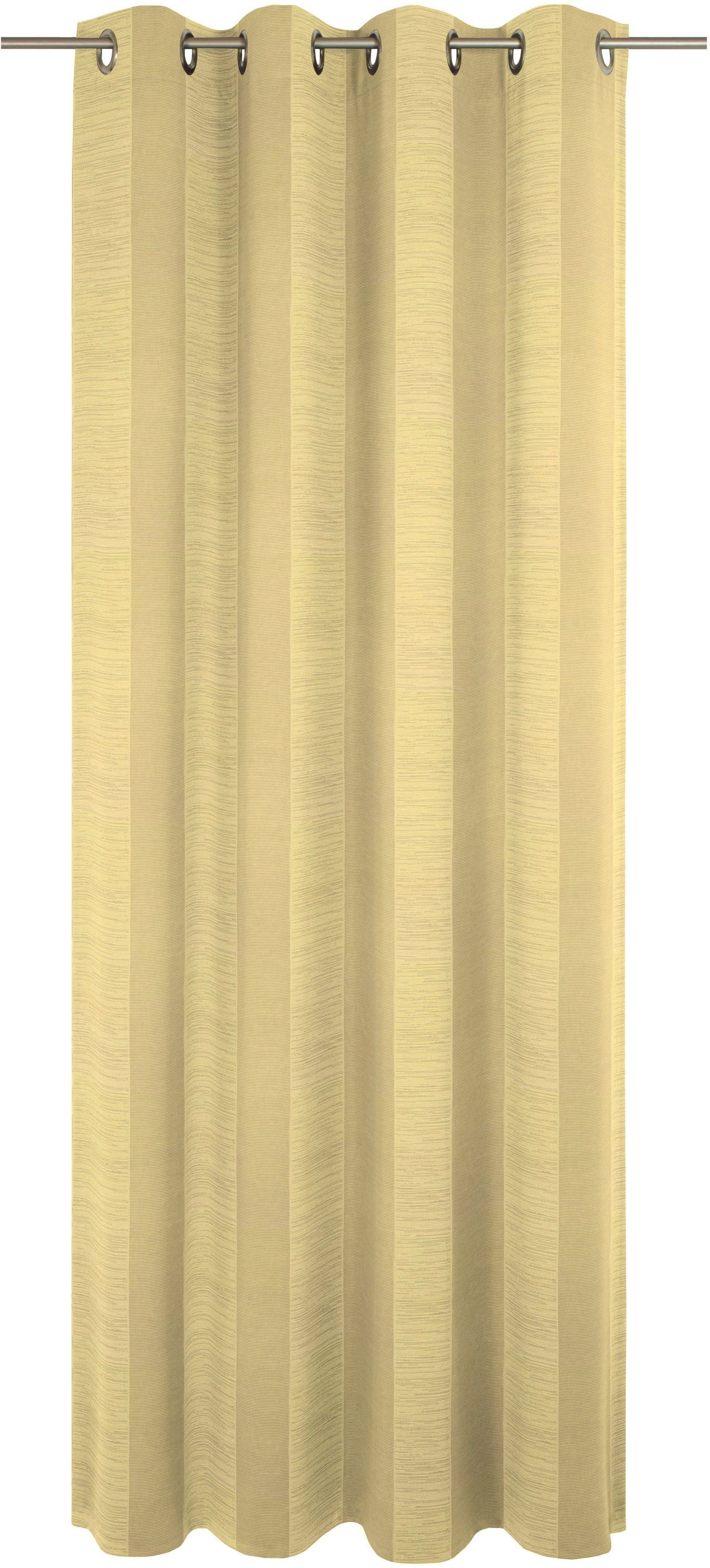 Wirth Vorhang Niederau (1 St), Ösen, blickdicht, Jacquard