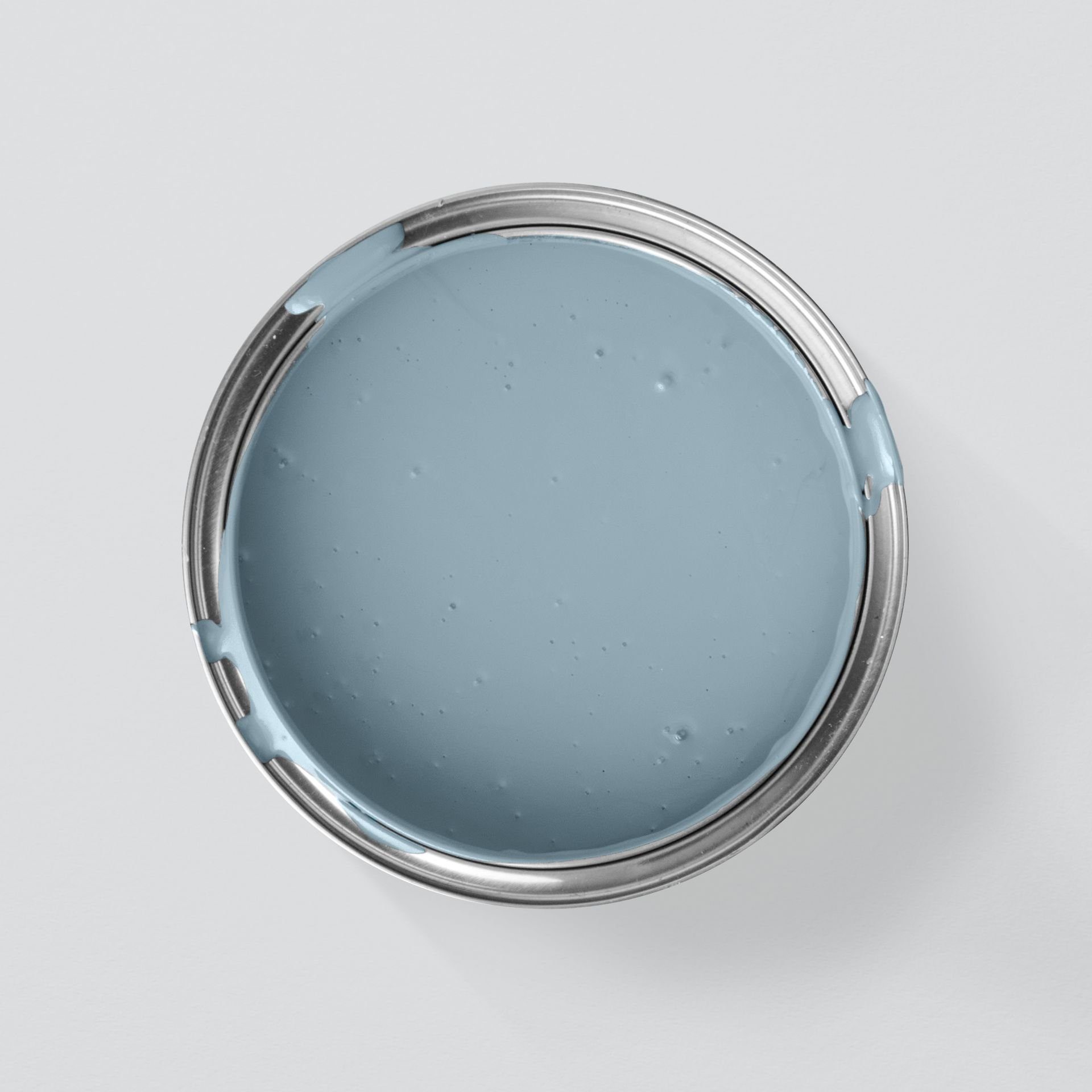 MissPompadour scheuerbeständig 1 Grau wasserbasiert Wandfarbe abwaschbare mit - mit L, und Blau hoher Deckkraft Wandfarbe