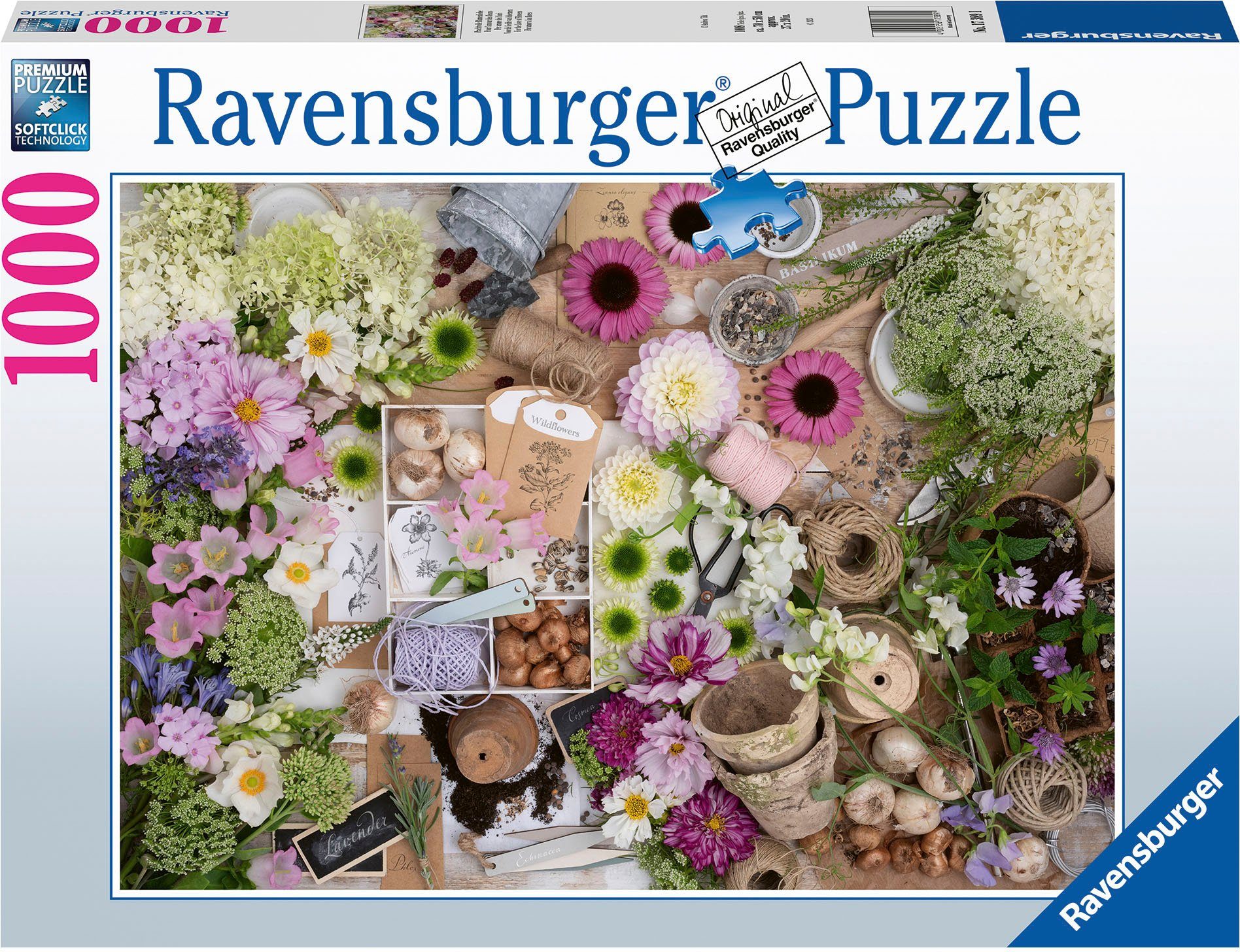 Ravensburger Puzzle Prachtvolle Blumenliebe, 1000 Puzzleteile, Made in Germany; FSC®- schützt Wald - weltweit