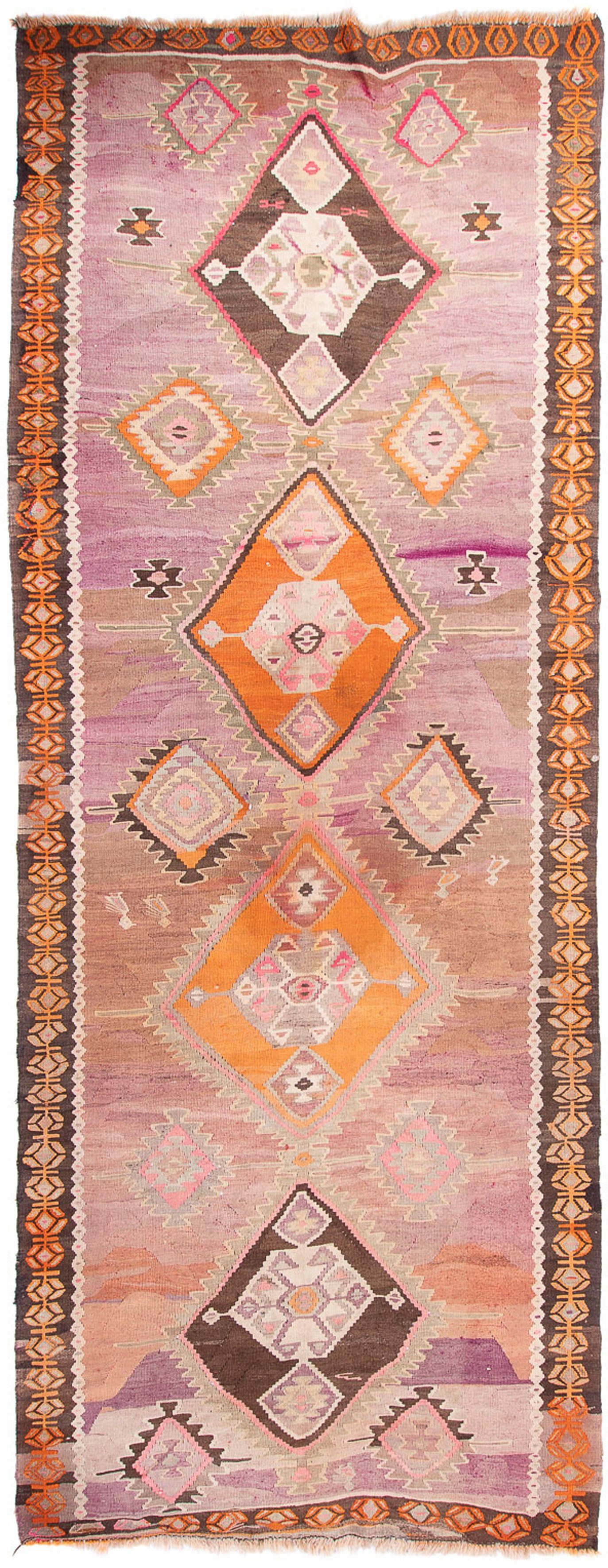 Wollteppich Kelim - Old - x Einzelstück mm, mehrfarbig, 4 150 cm morgenland, 410 Wohnzimmer, - rechteckig, Höhe