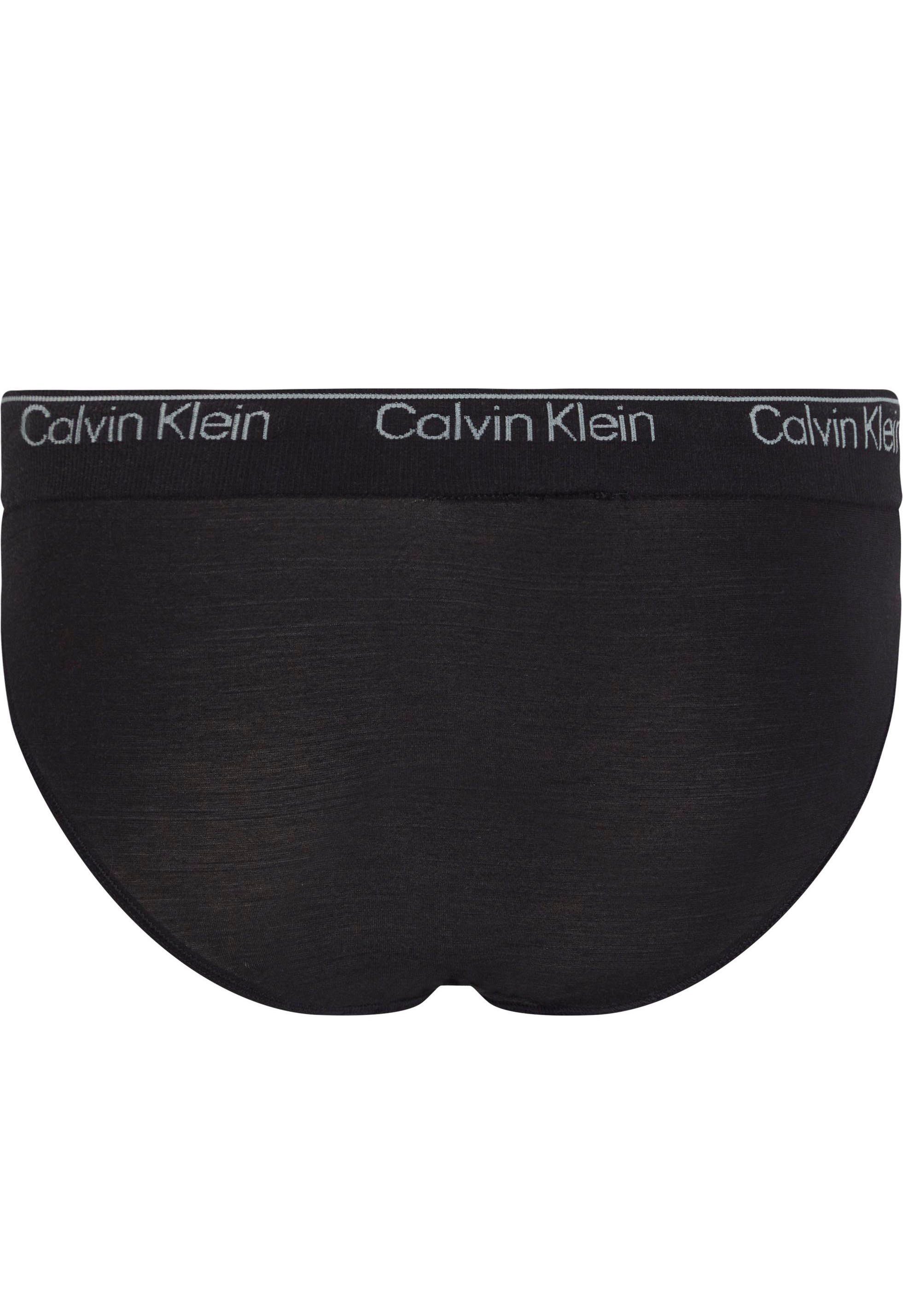 schwarz BIKINI am Klein Calvin Bikinislip mit Bund CK-Logo Underwear