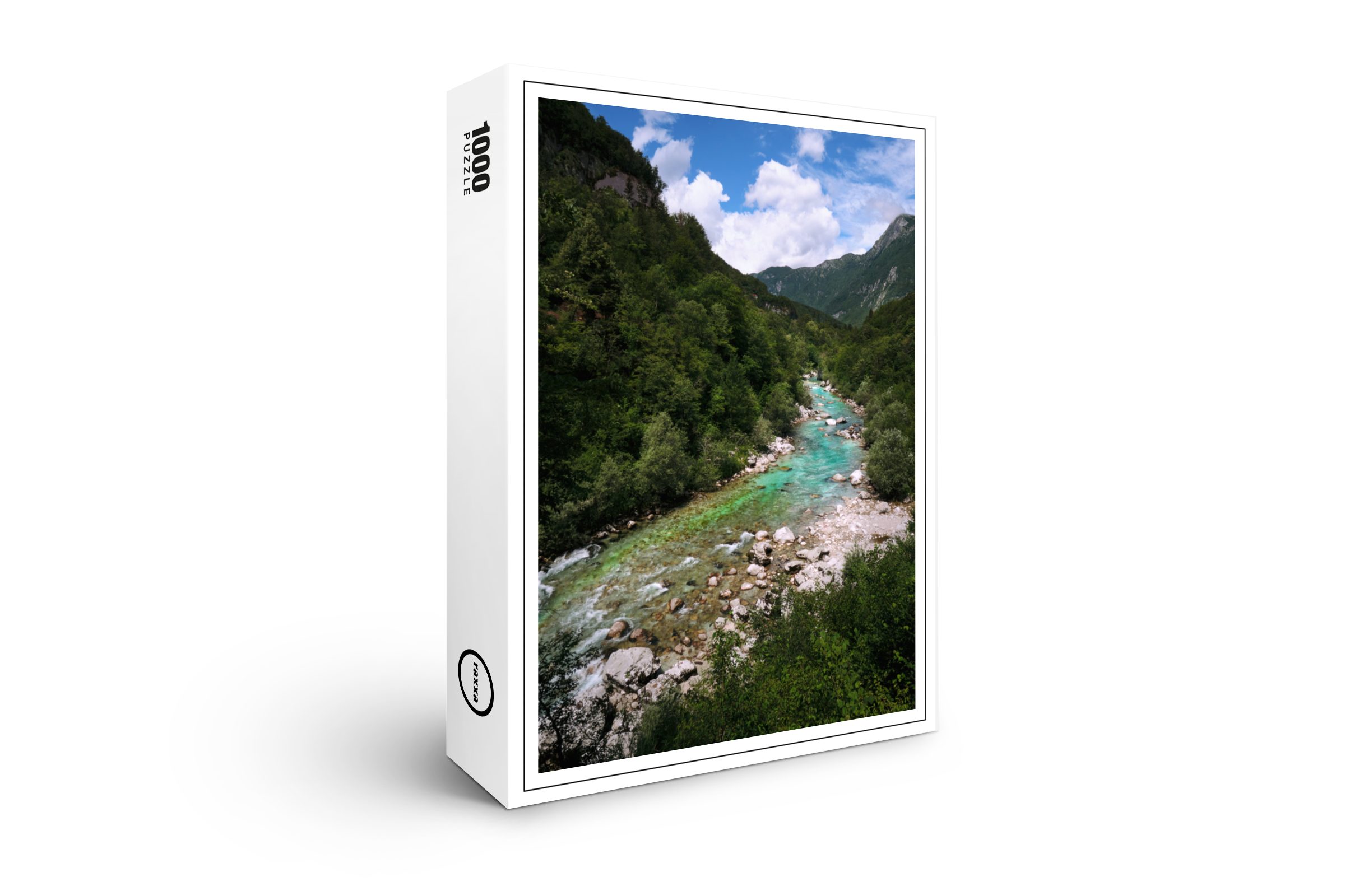 raxxa Puzzle Premium-Puzzle "Flusslandschaft in Slowenien", FSC®, 1000 Puzzleteile